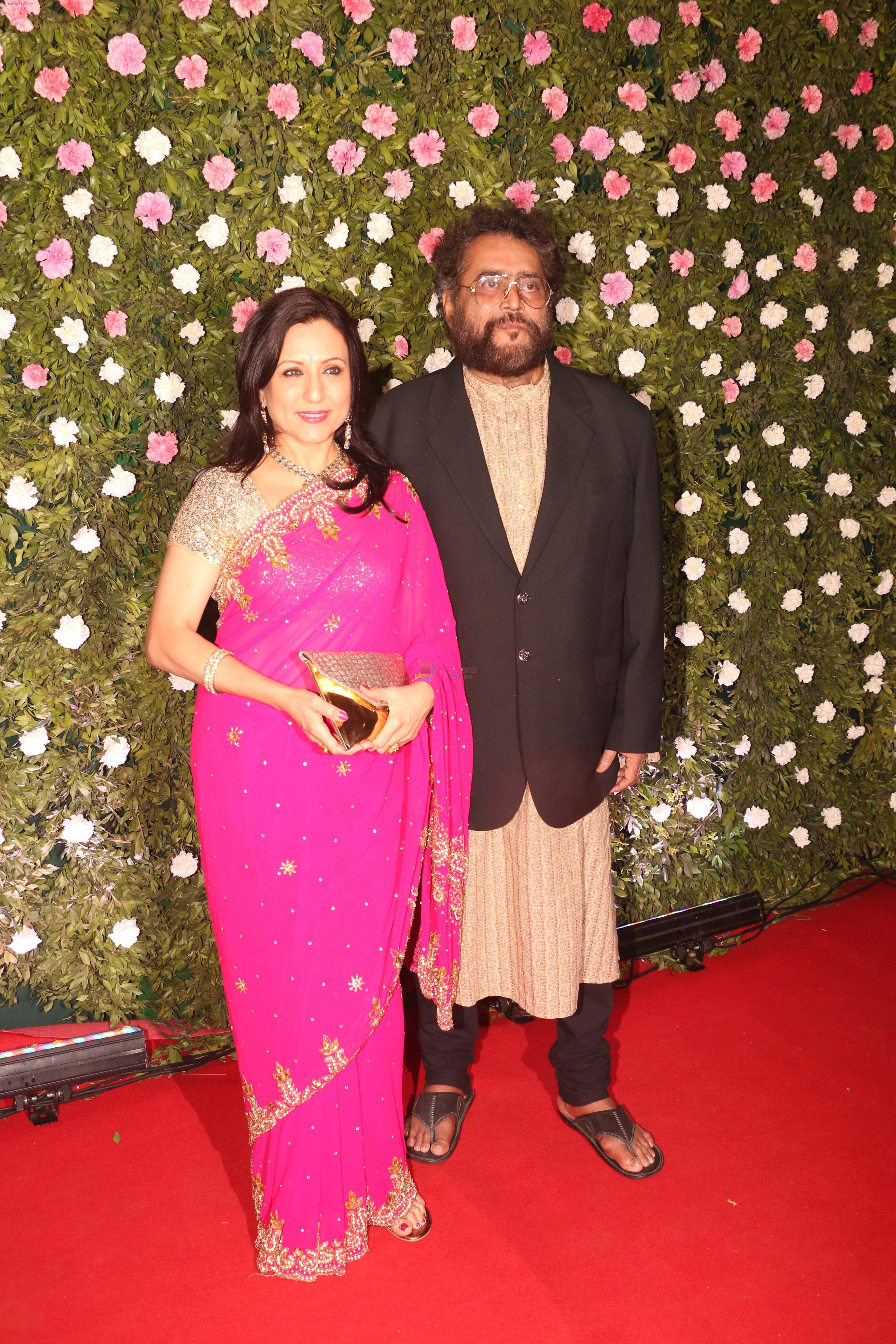 Kishori Shahane at Raj Thackeray's son Amit's wediing in St Regis on 27th Jan 2019