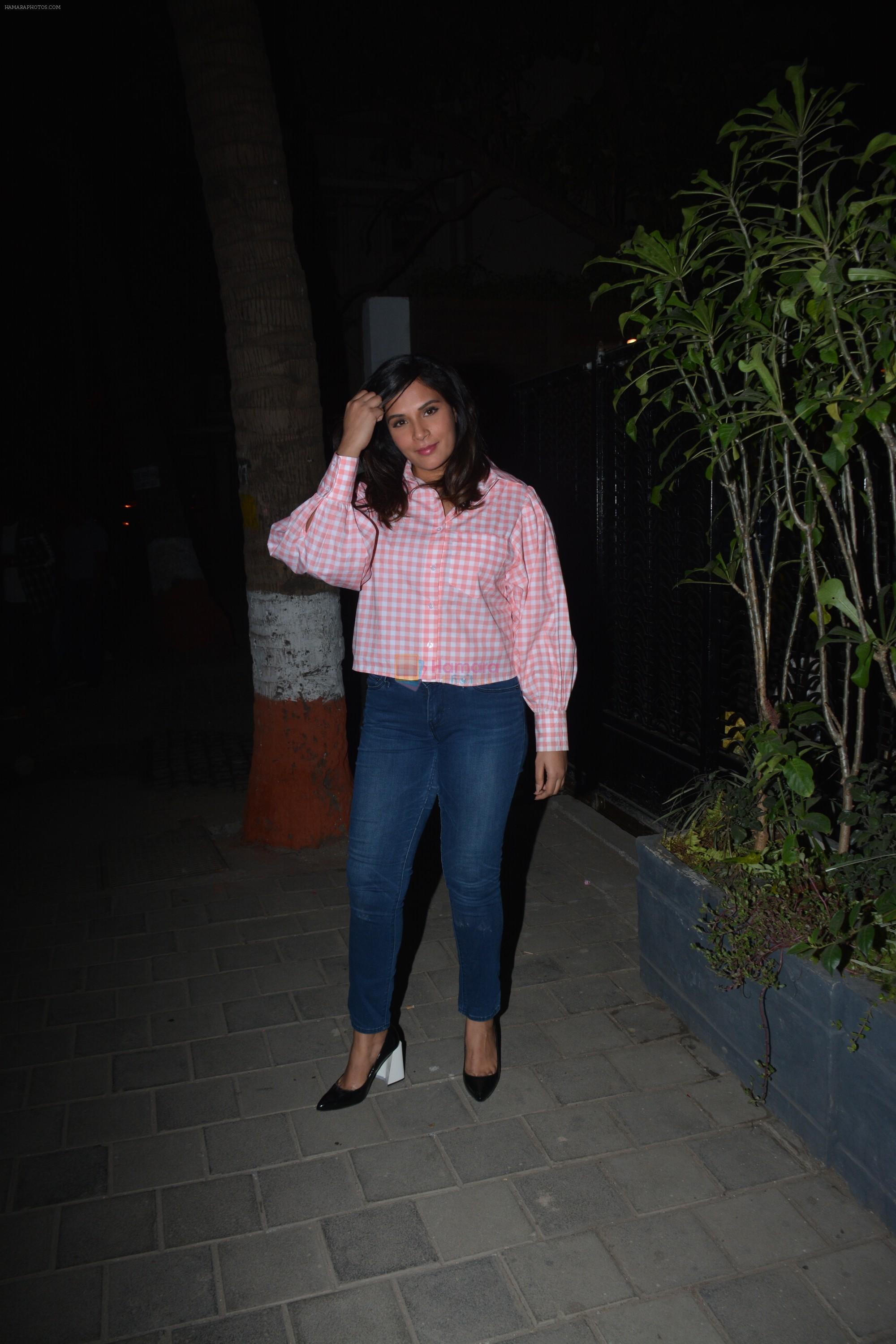 Richa Chadda spotted at Soho House juhu on 29th Jan 2019