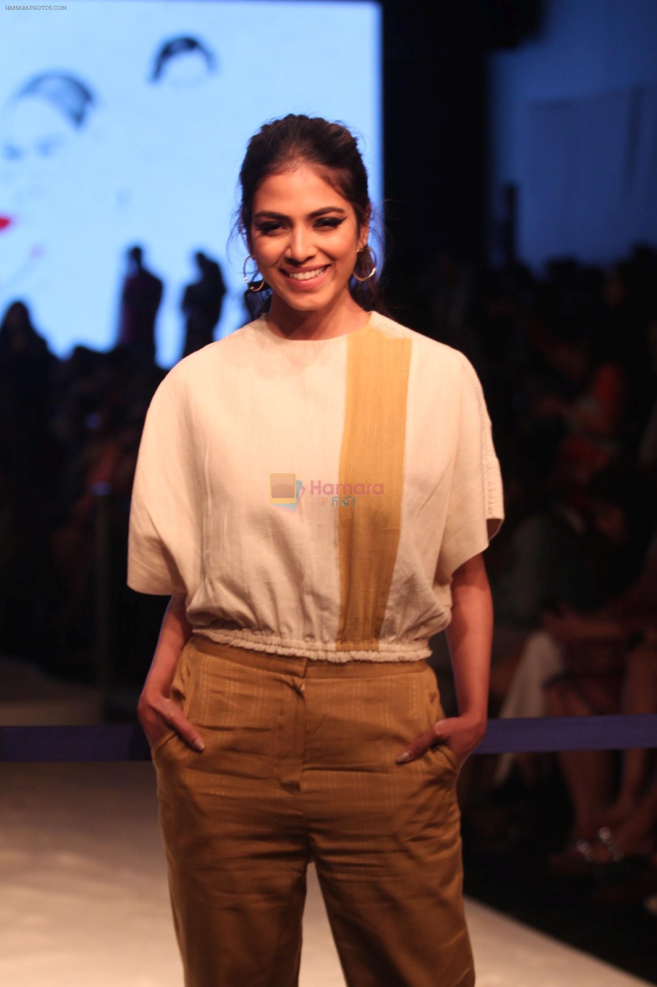Malavika Mohanan at Anavila Fashion Show on 2nd Feb 2019