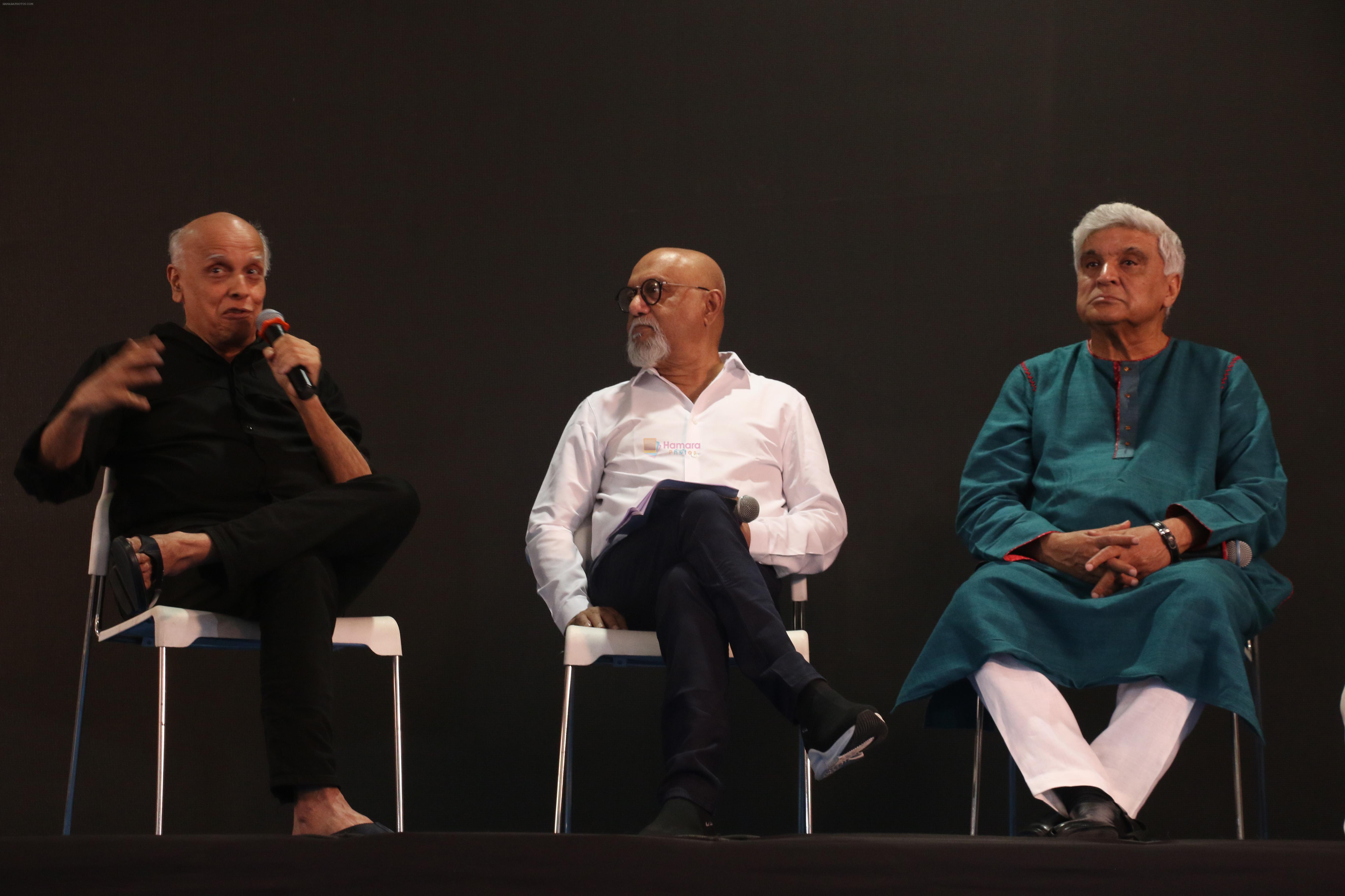 Javed AKhtar, Mahesh Bhatt at the Launch Of Special Edition Of Kaifi Azmi Fountain Pens at India Pen Show In Nehru Centre on 1st Feb 2019