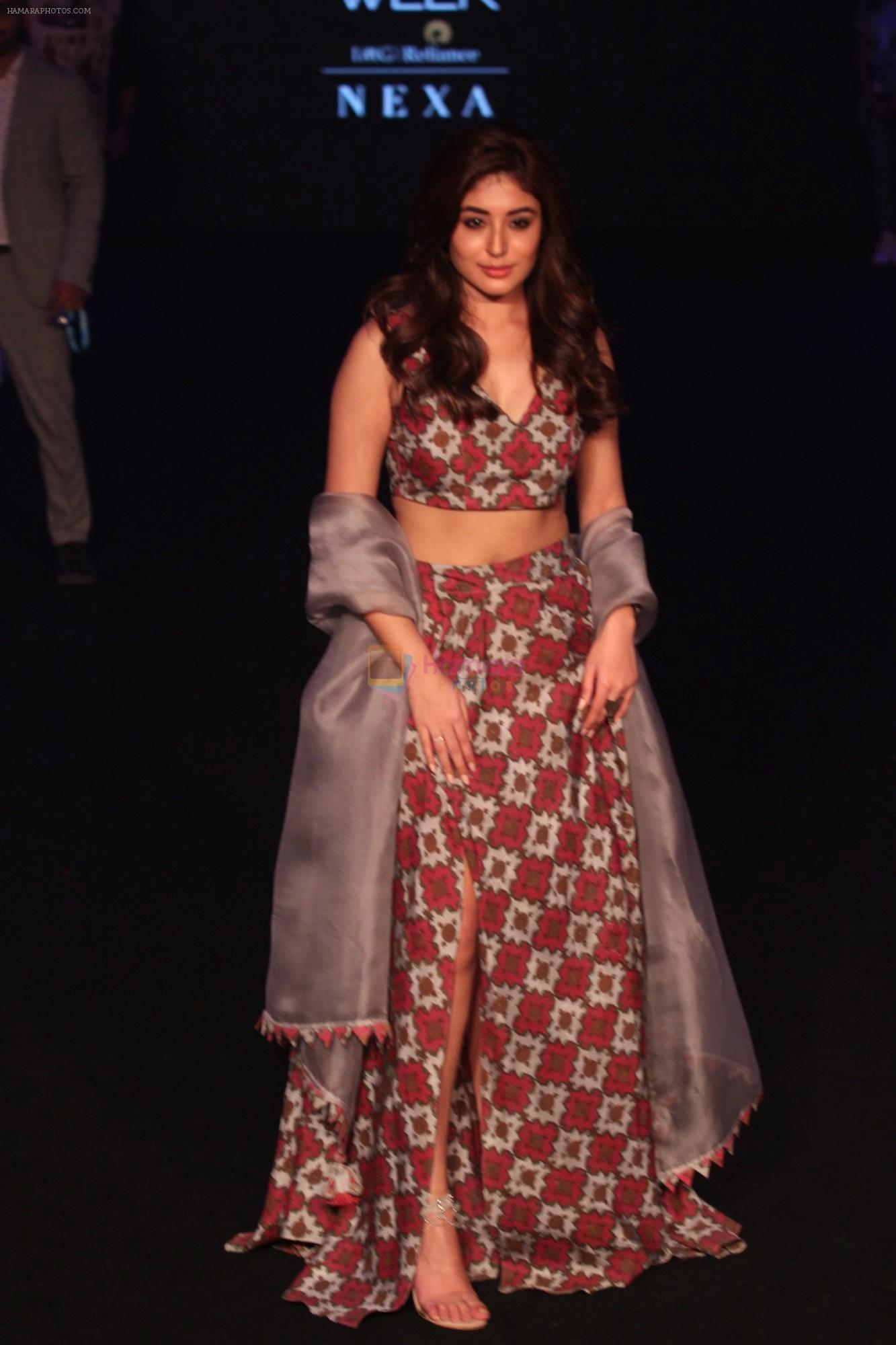 Kritika Kamra walk the Ramp on Day 5 at Lakme Fashion Week 2019 on 3rd Feb 2019