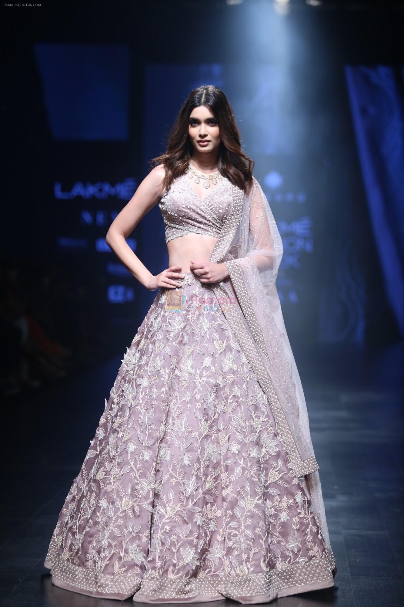 Diana Penty Walk the Ramp for Mishru Show at Lakme Fashion Week 2019 on 1st Feb 2019