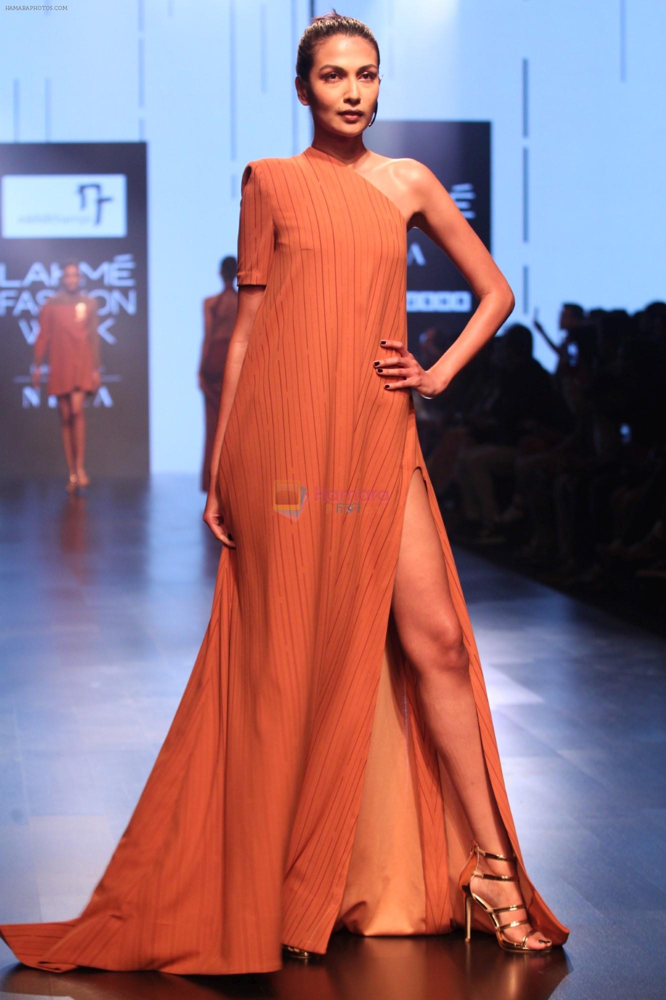 Model walk the Ramp for Anushree Reddy at Lakme Fashion Week 2019 on 2nd Feb 2019