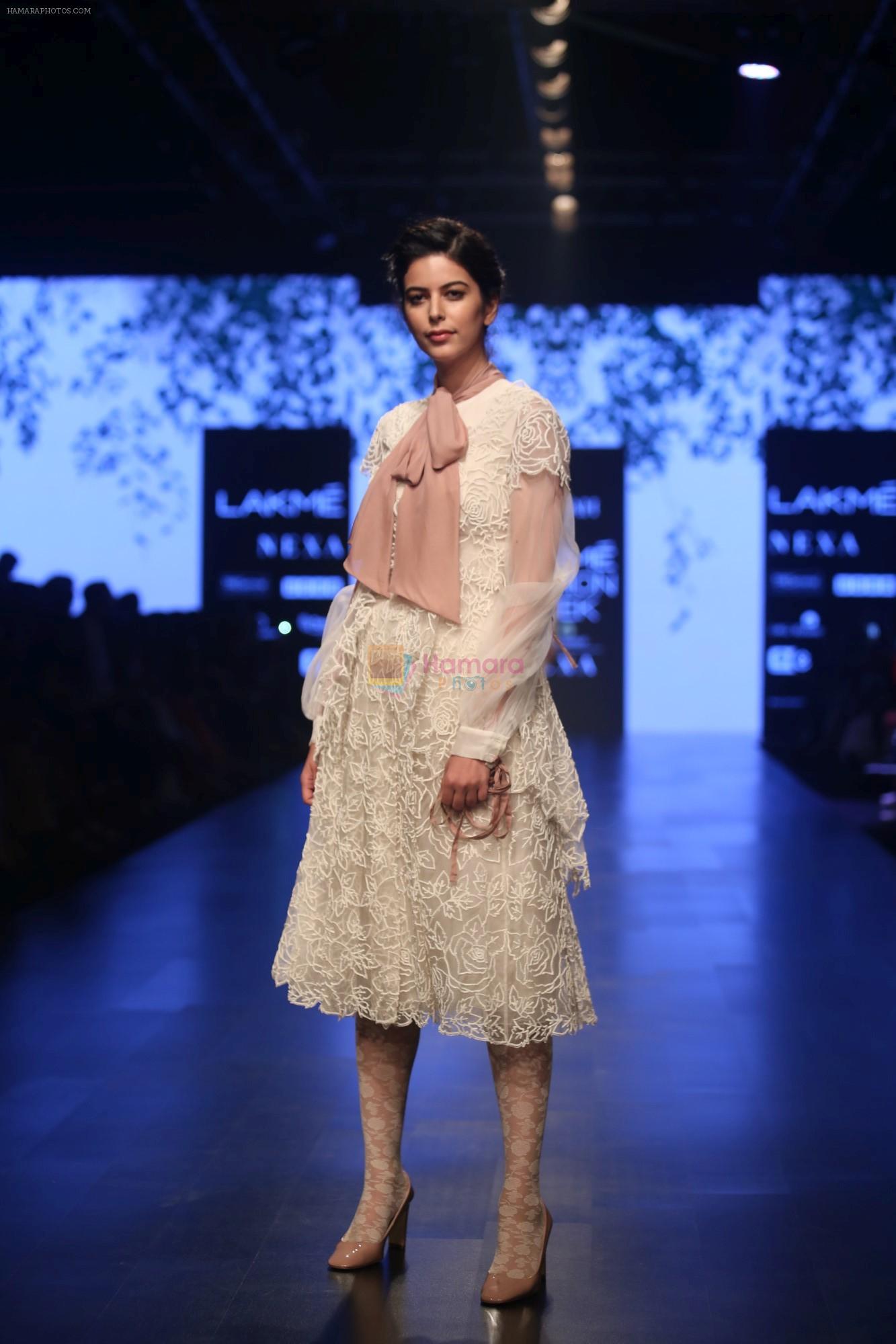 Model Walk the Ramp for Mishru Show at Lakme Fashion Week 2019 on 1st Feb 2019