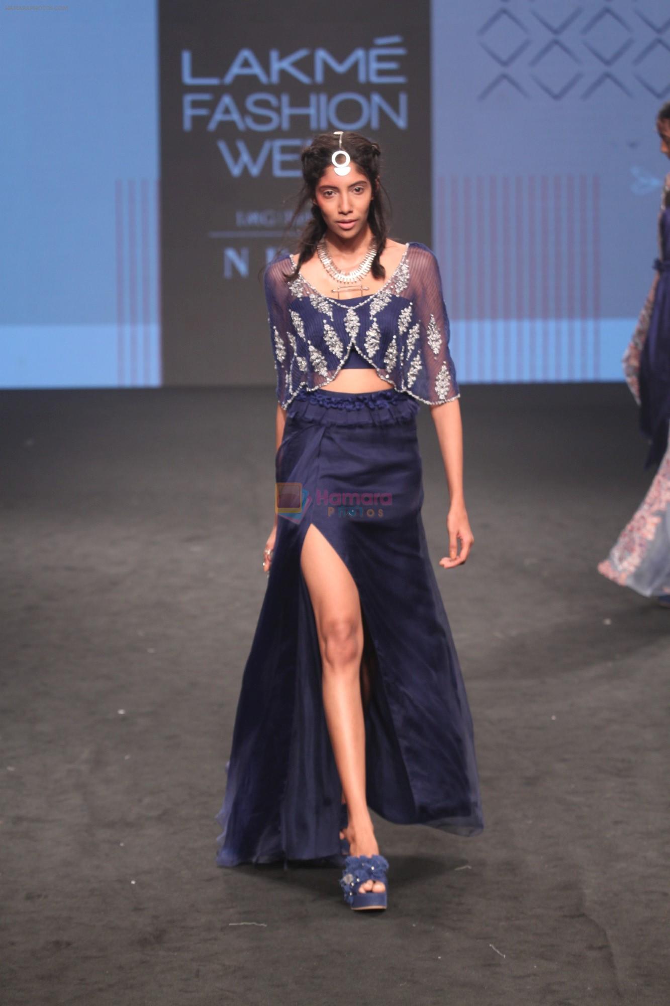 Model walk the Ramp on Day 5 at Lakme Fashion Week 2019 on 3rd Feb 2019