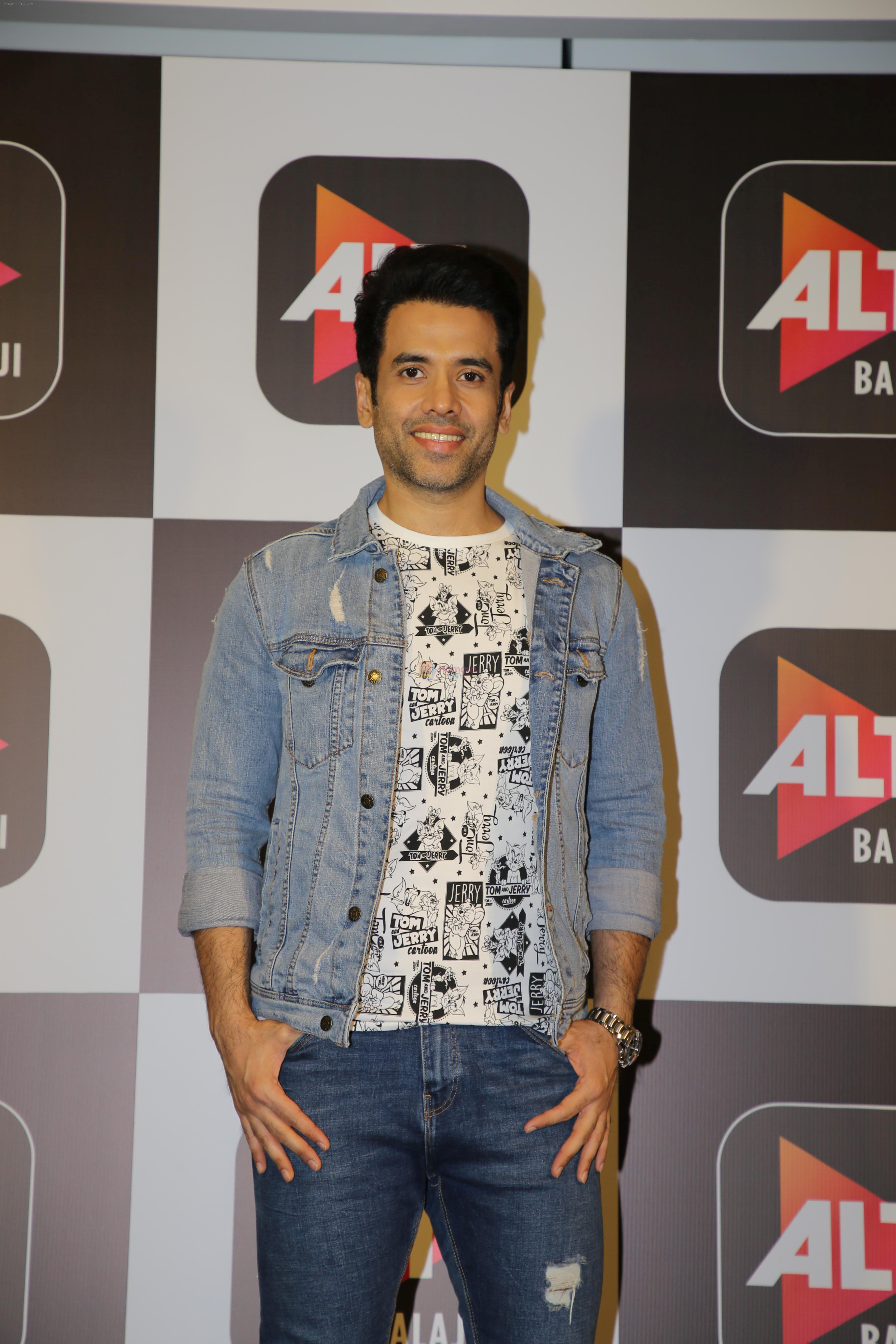 Tusshar Kapoor at the Launch of Alt Balaji's new web series Booo Sabki Phategi at Krishna buglow in juhu on 4th Feb 2019