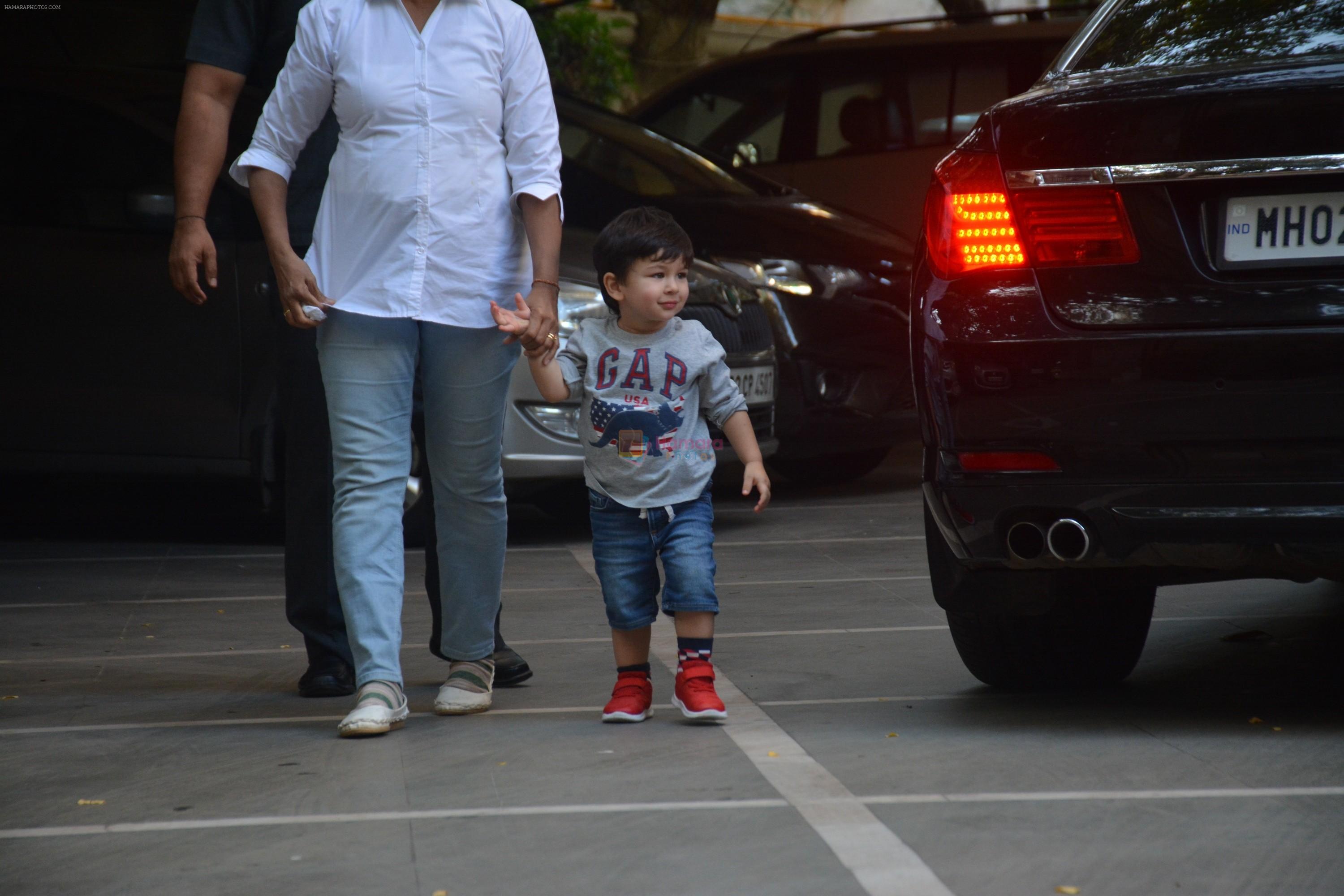 Taimur Ali Khan spotted at bandra on 6th Feb 2019