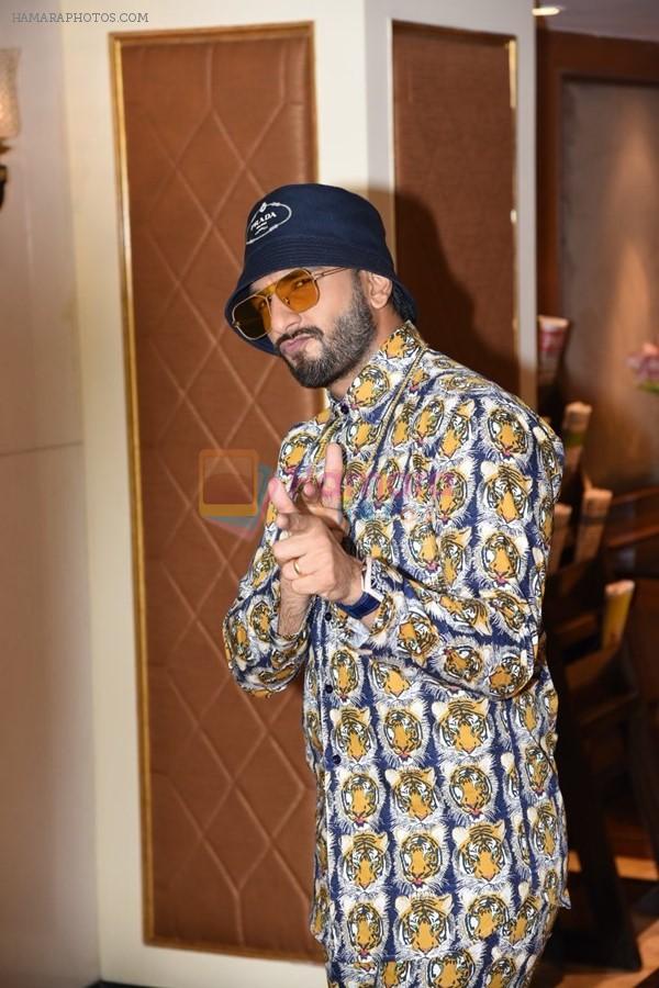 Ranveer Singh spotted at the interviews of Gully boy on 6th Feb 2019