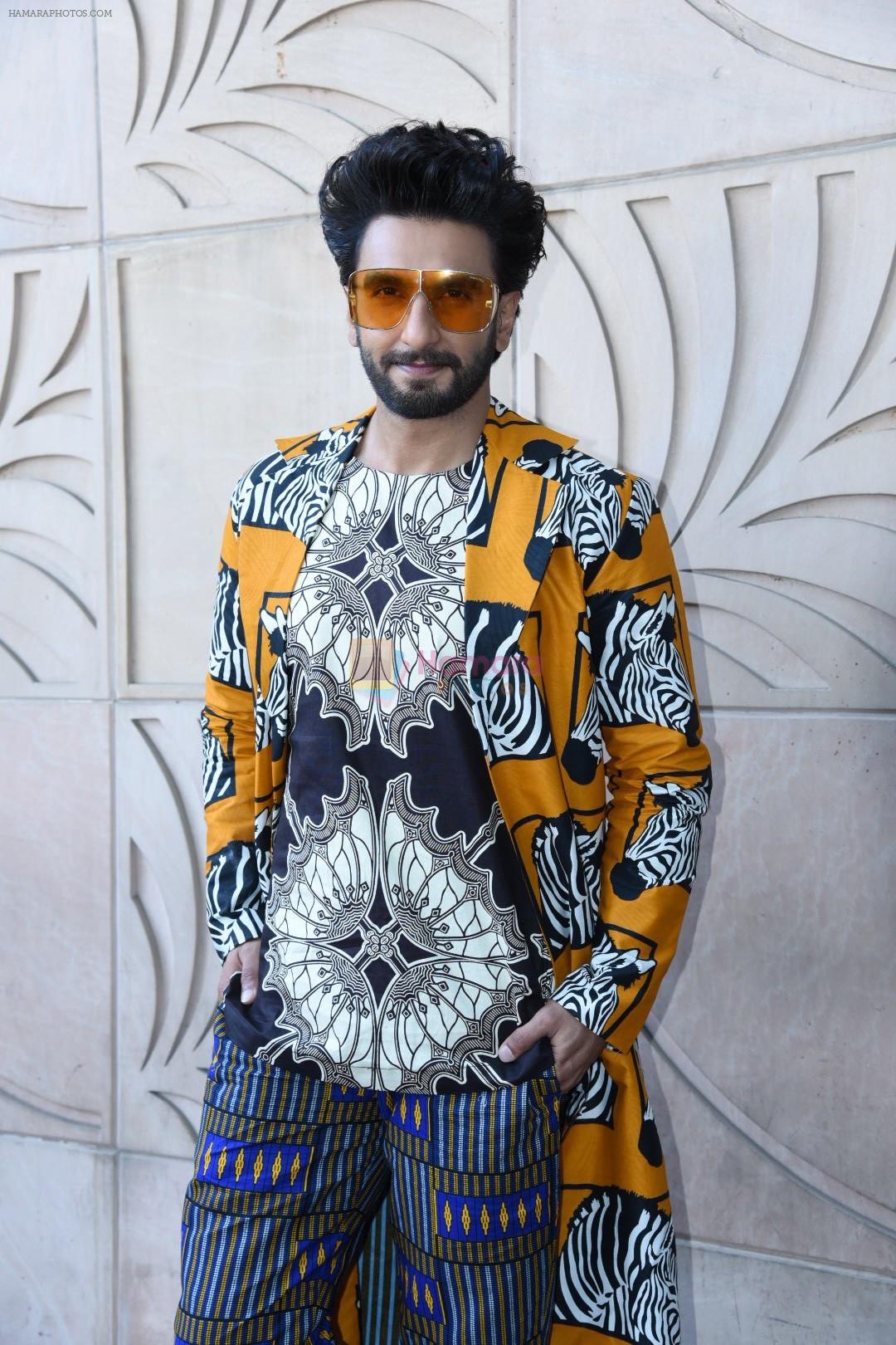 Ranveer Singh at the promotion of film Gully Boy on 7th Feb 2019