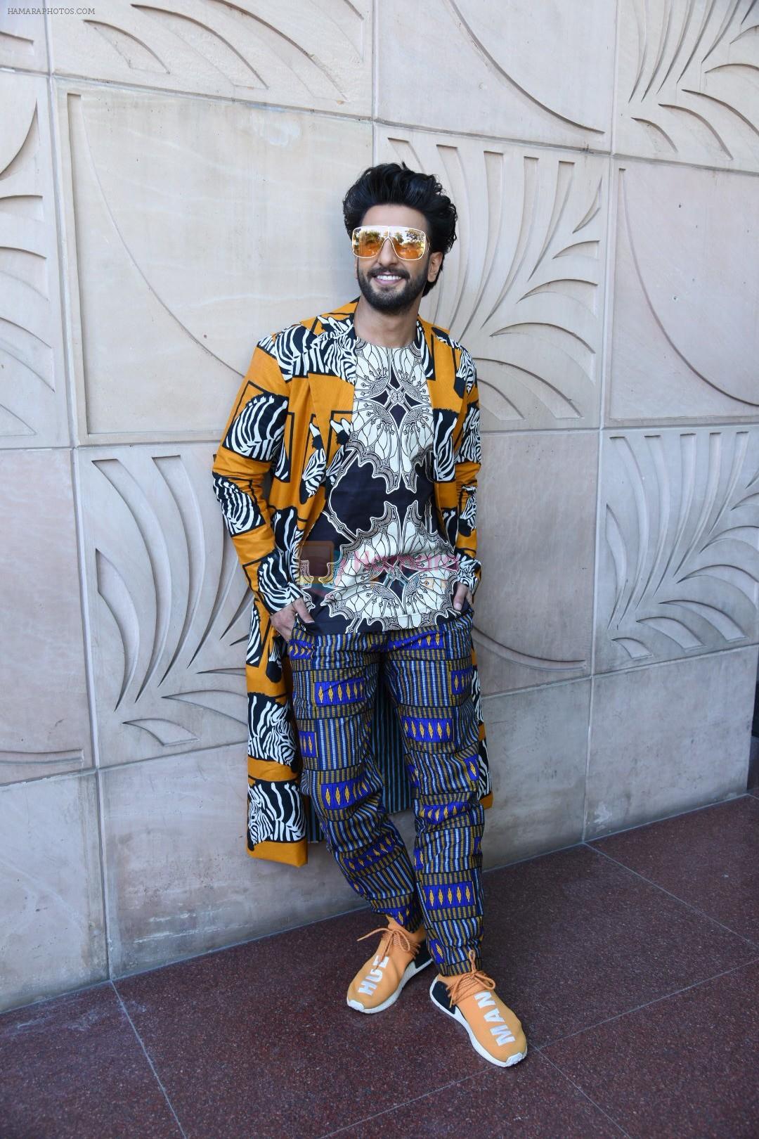 Ranveer Singh at the promotion of film Gully Boy on 7th Feb 2019