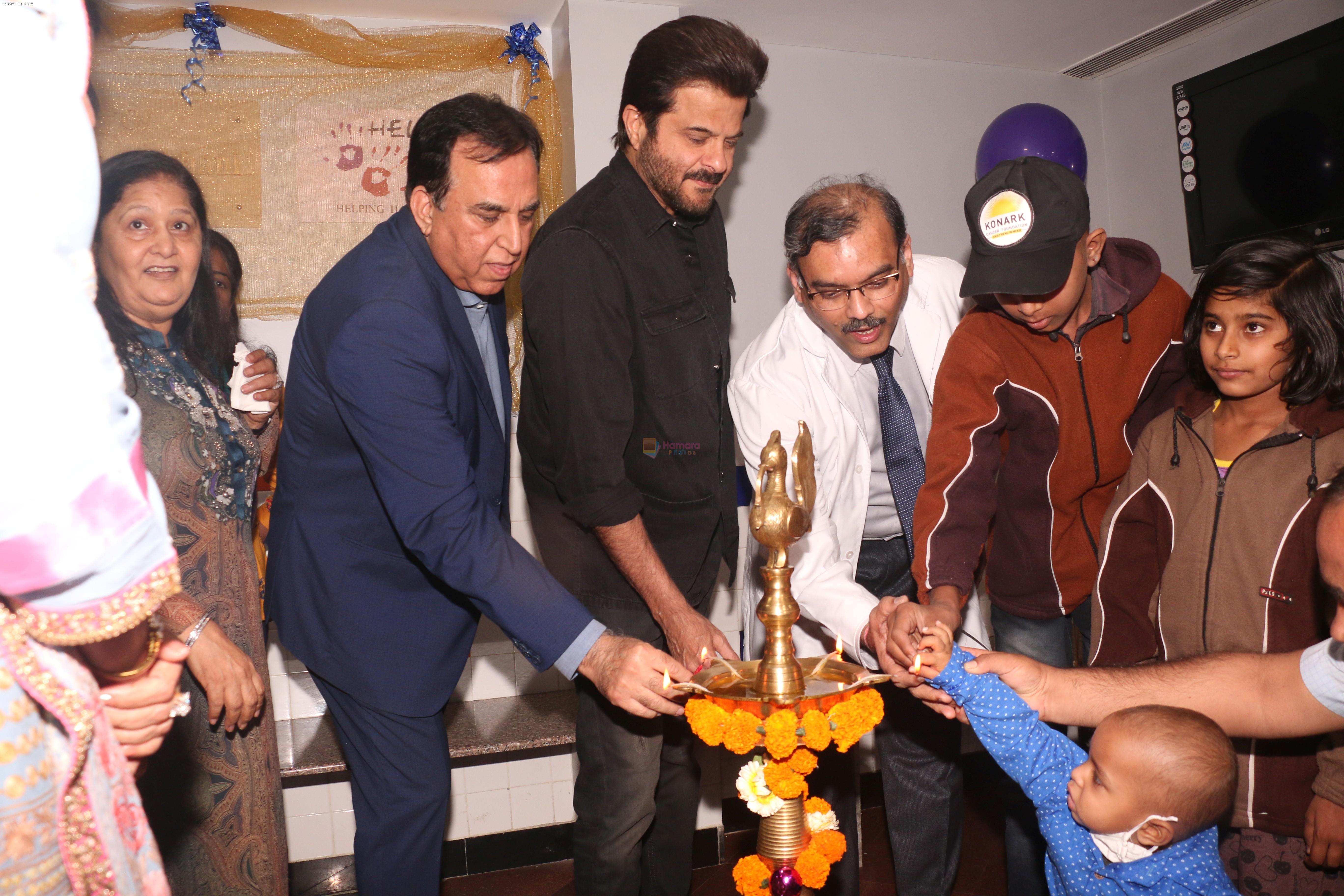 Anil Kapoor Inaugurates the pediatric opd by helping hands at the Tata Memorial hospital in parel on 9th Feb 2019