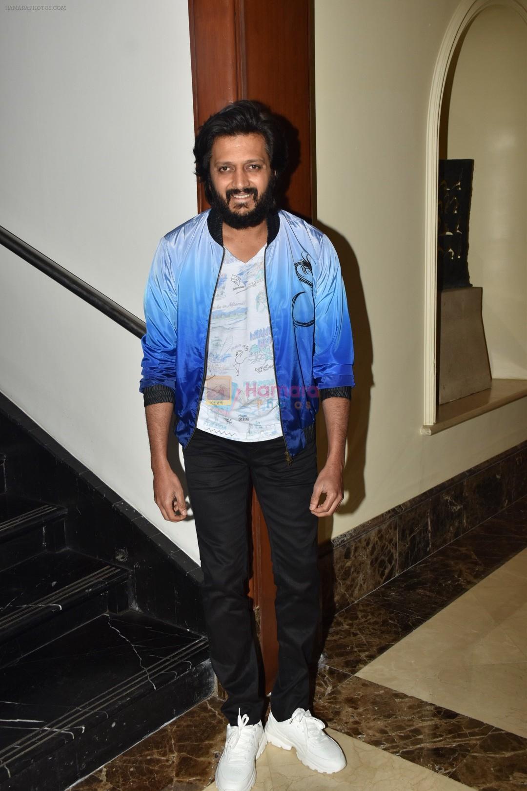 Riteish Deshmukh at the promotion of film Total Dhamaal on 8th Feb 2019