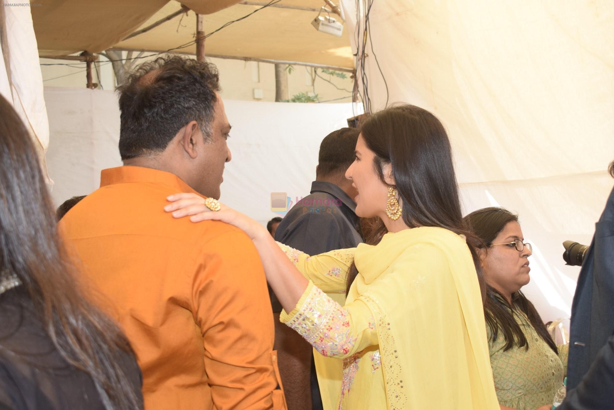 Katrina Kaif at Saraswati pujan at Anurag Basu's house in goregaon on 10th Feb 2019