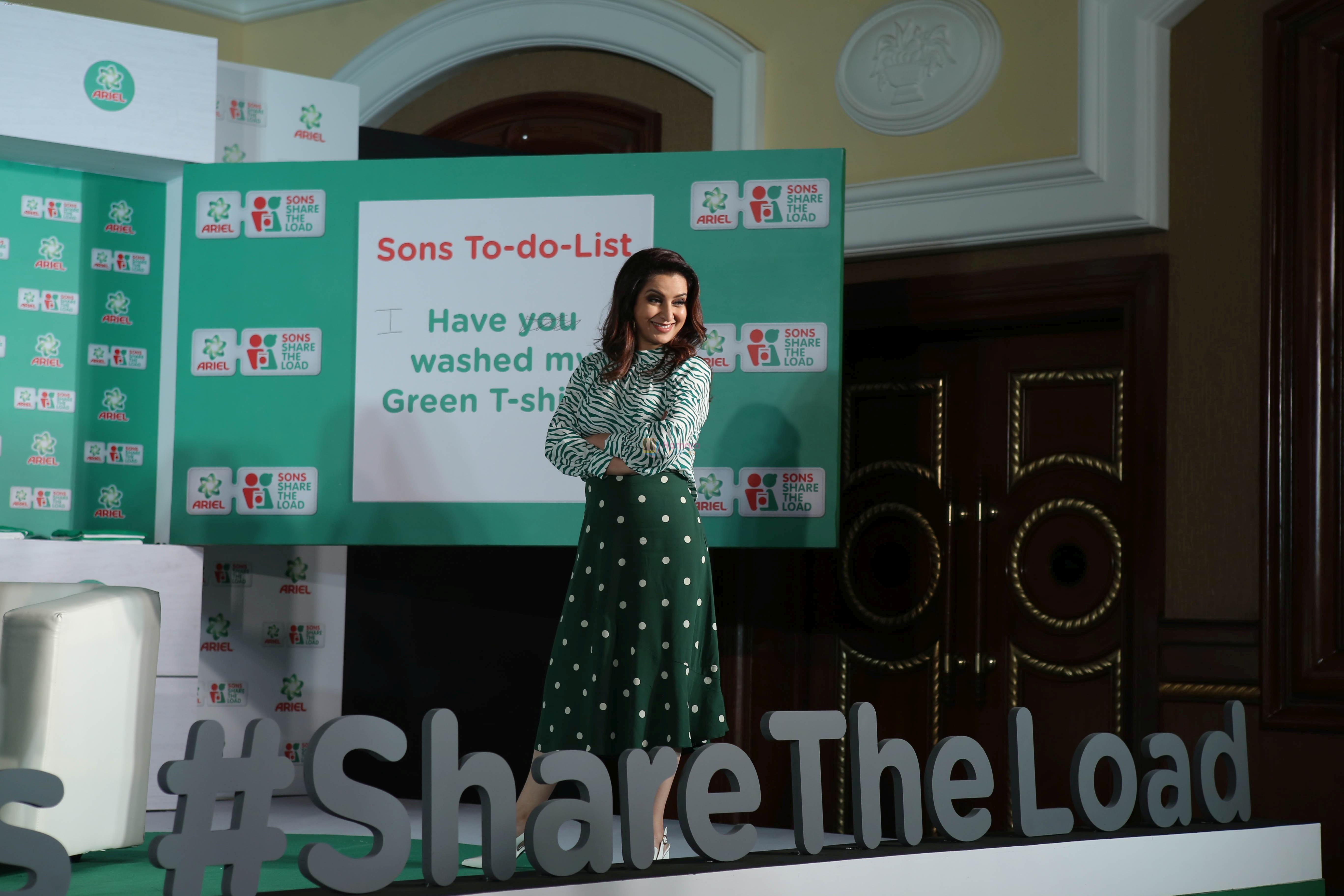 Tisca Chopra at the launch of Ariel's new film Sons #ShareTheLoad at ITC Grand Central in parel on 7th Feb 2019
