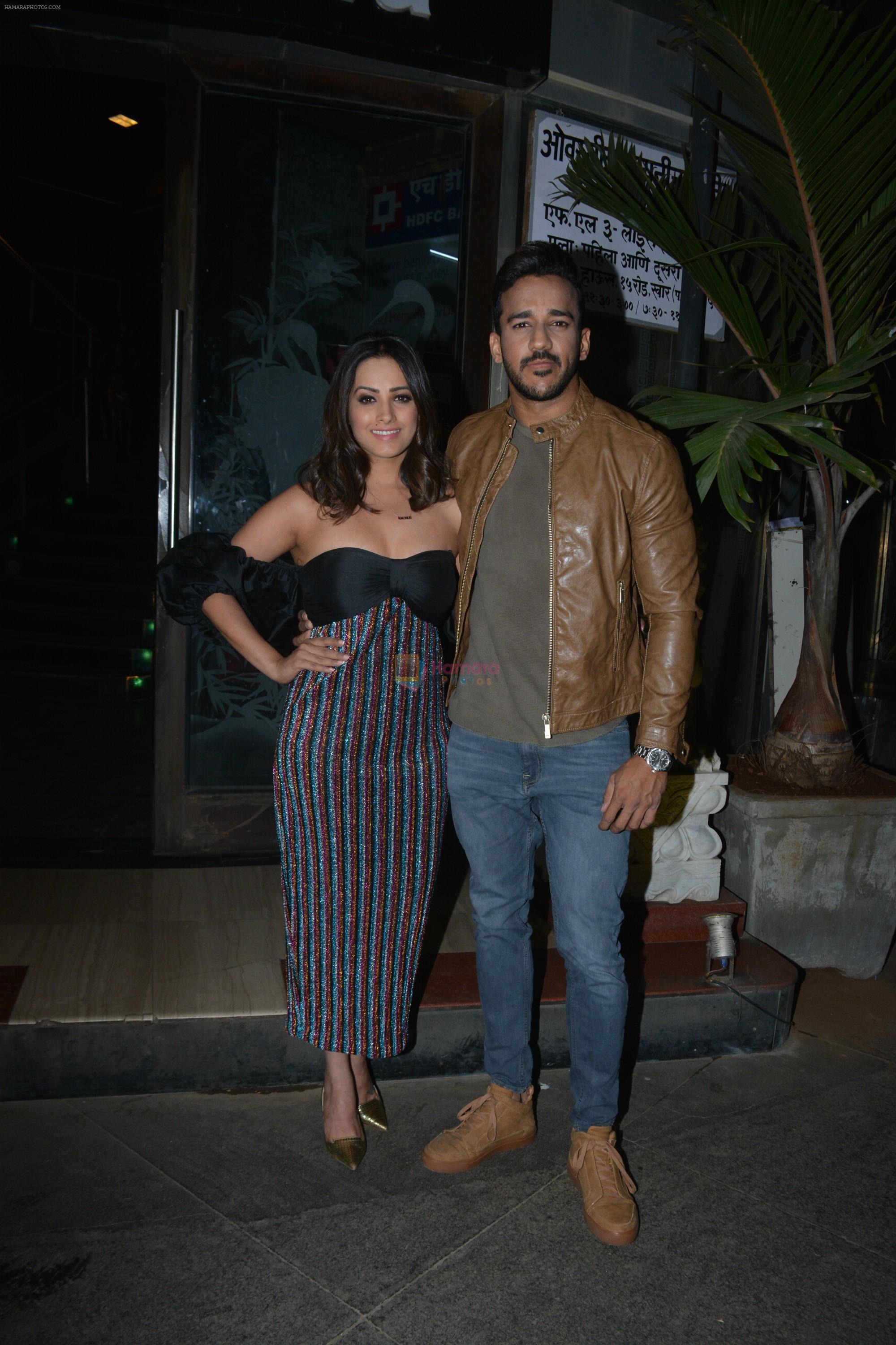 Rohit Reddy & Anita Hassanandani's party for the launch of thier new single Teri Yaad at bandra on 8th Feb 2019
