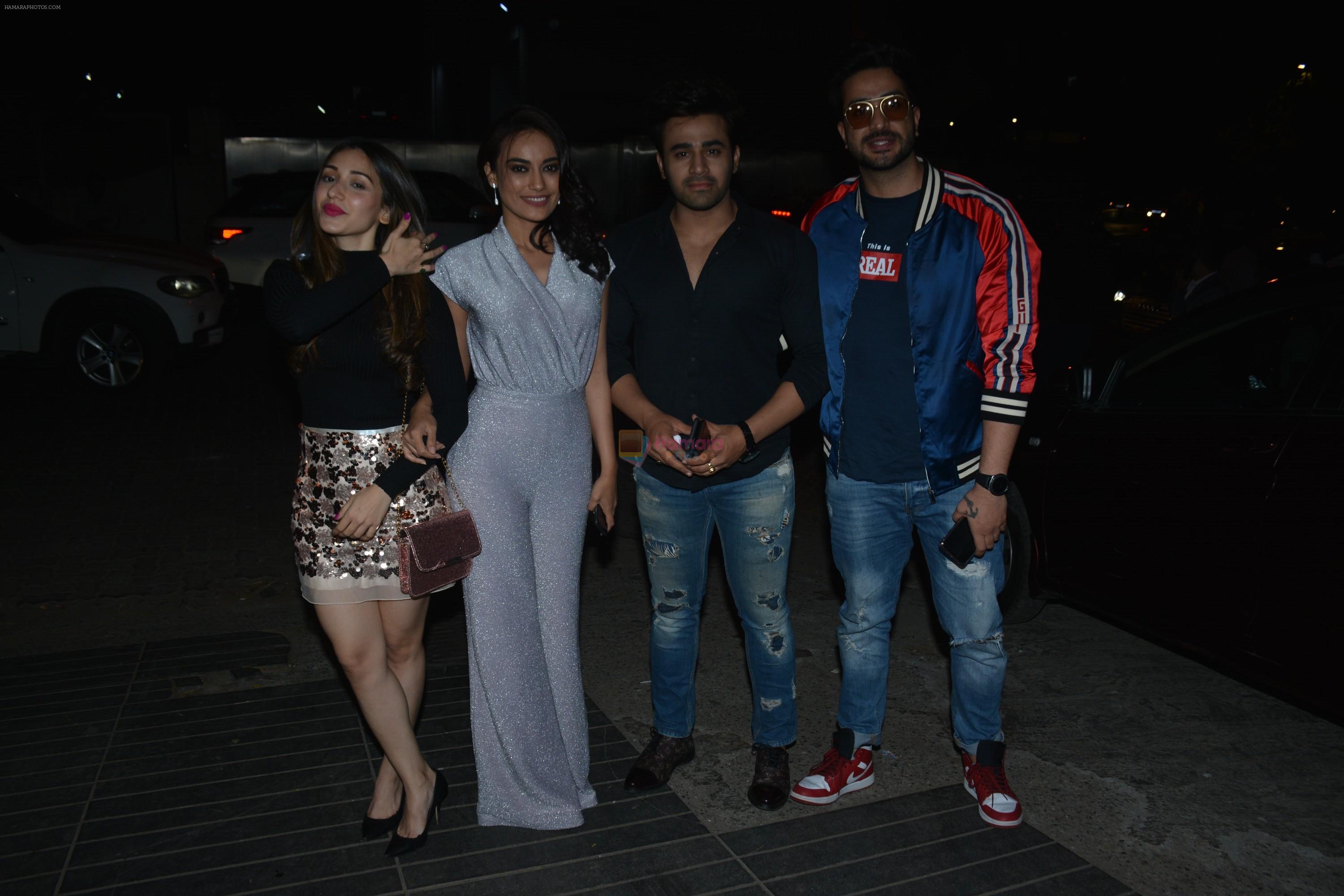 at Rohit Reddy & Anita Hassanandani's party for the launch of thier new single Teri Yaad at bandra on 8th Feb 2019