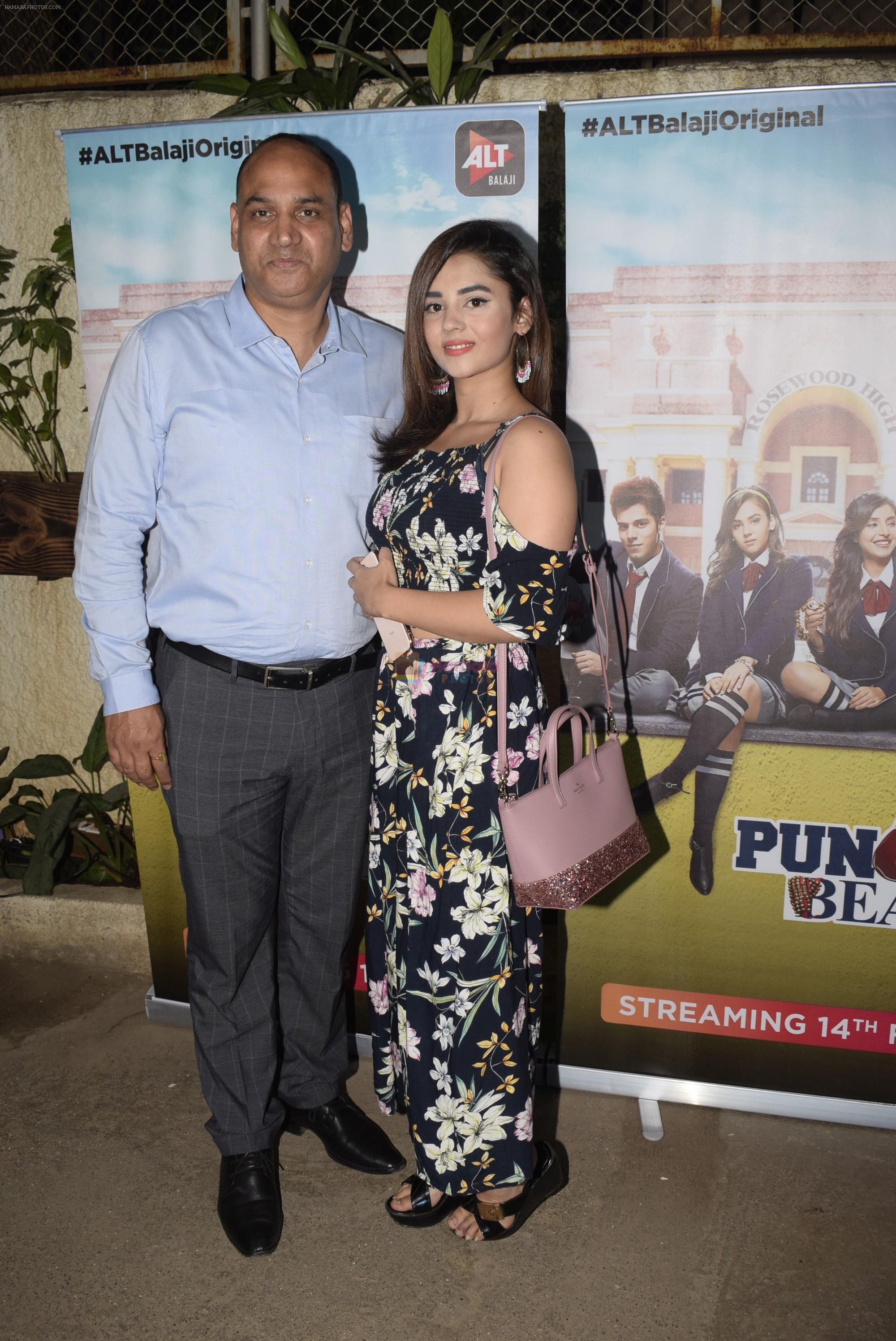 at the Screening of Alt Balaji's new web series Punch Beat in Sunny sound juhu on 11th Feb 2019