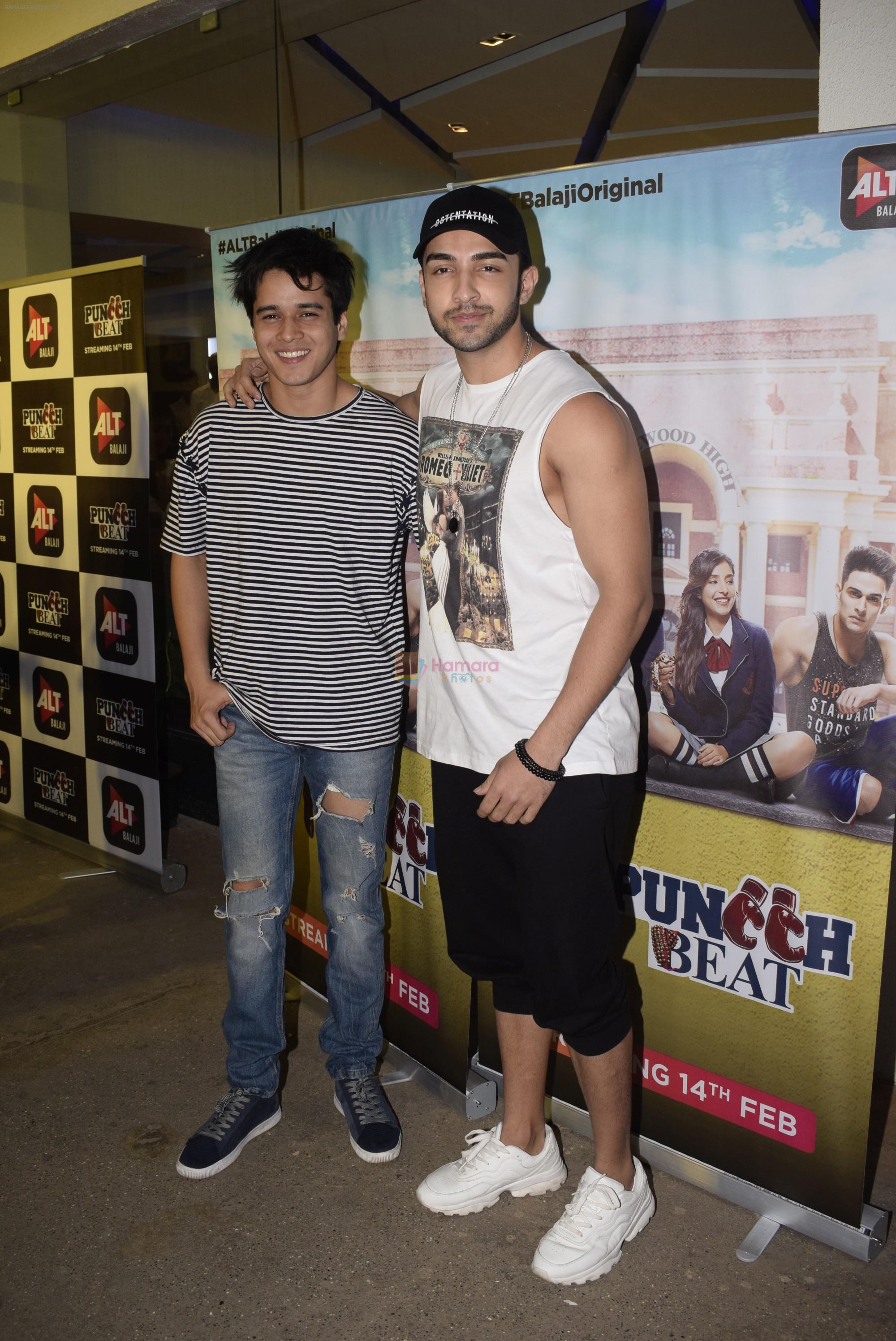 at the Screening of Alt Balaji's new web series Punch Beat in Sunny sound juhu on 11th Feb 2019