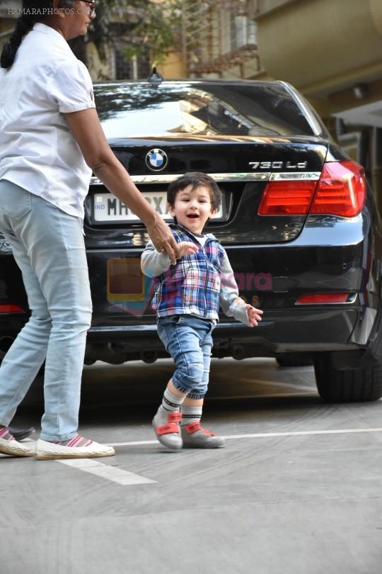 Taimur Ali Khan spotted at bandra on 11th Feb 2019