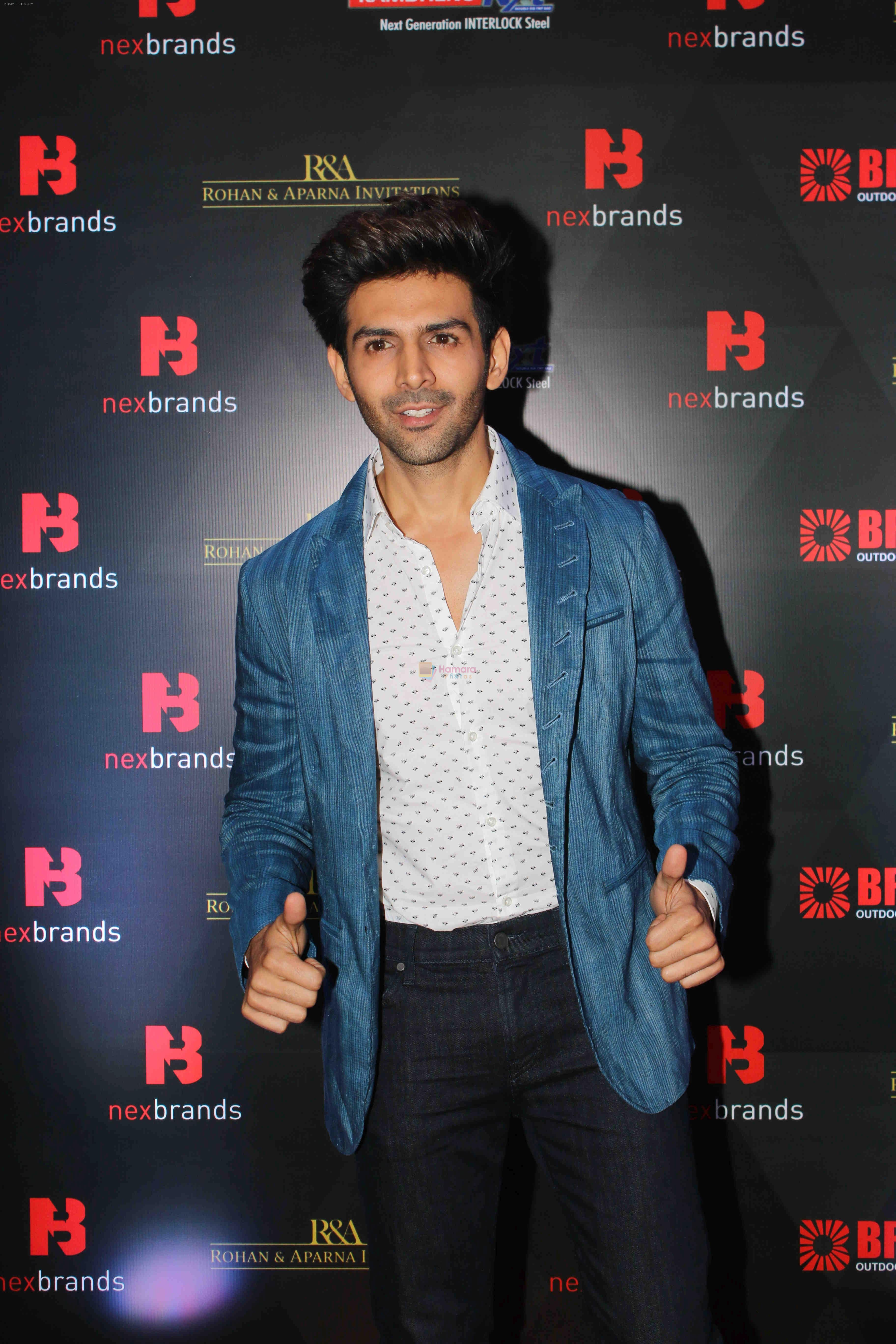 Kartik Aaryan at the 4th Edition of Annual Brand Vision Awards 2019 on 13th Feb 2019
