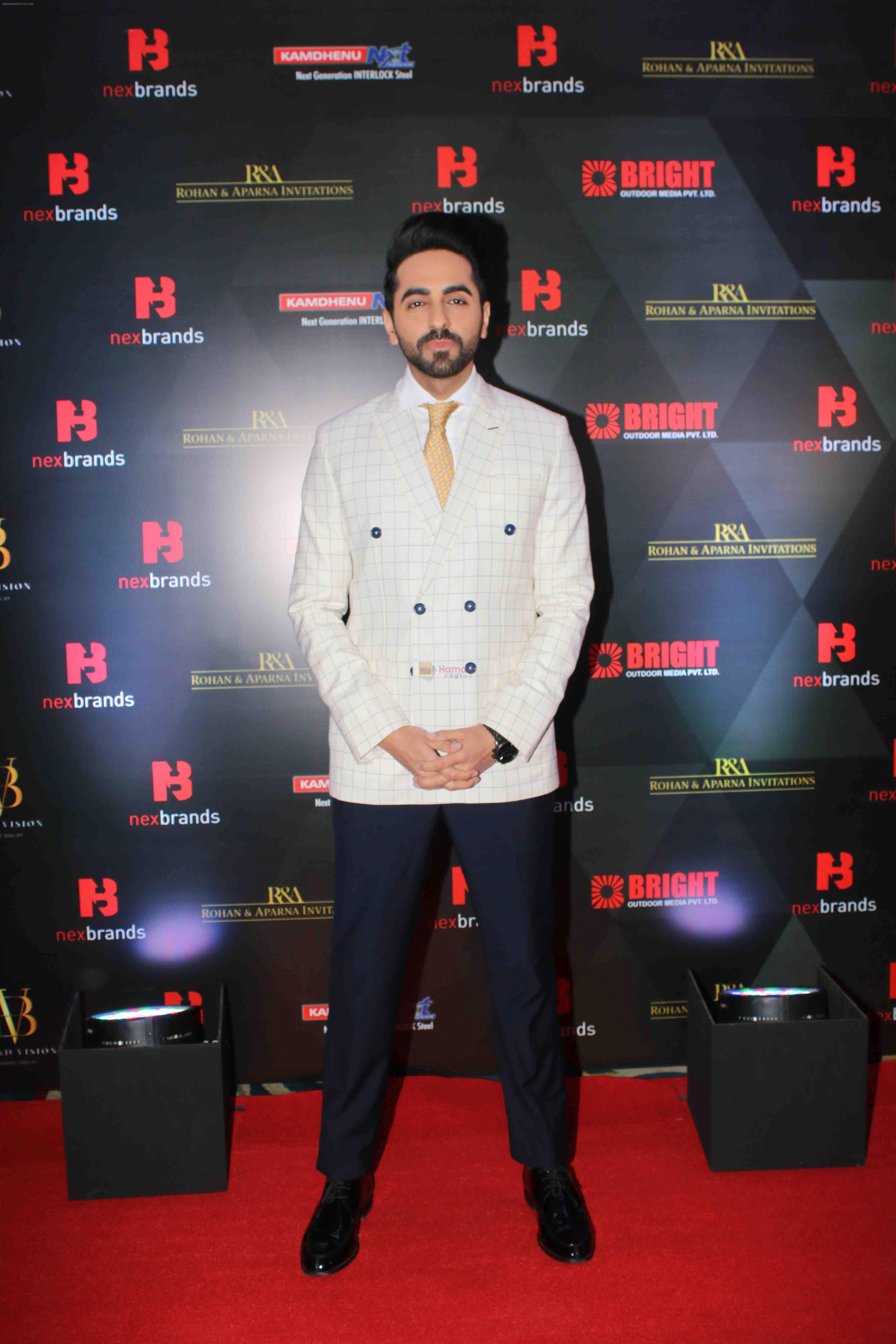 Ayushmann Khurrana at the 4th Edition of Annual Brand Vision Awards 2019 on 13th Feb 2019