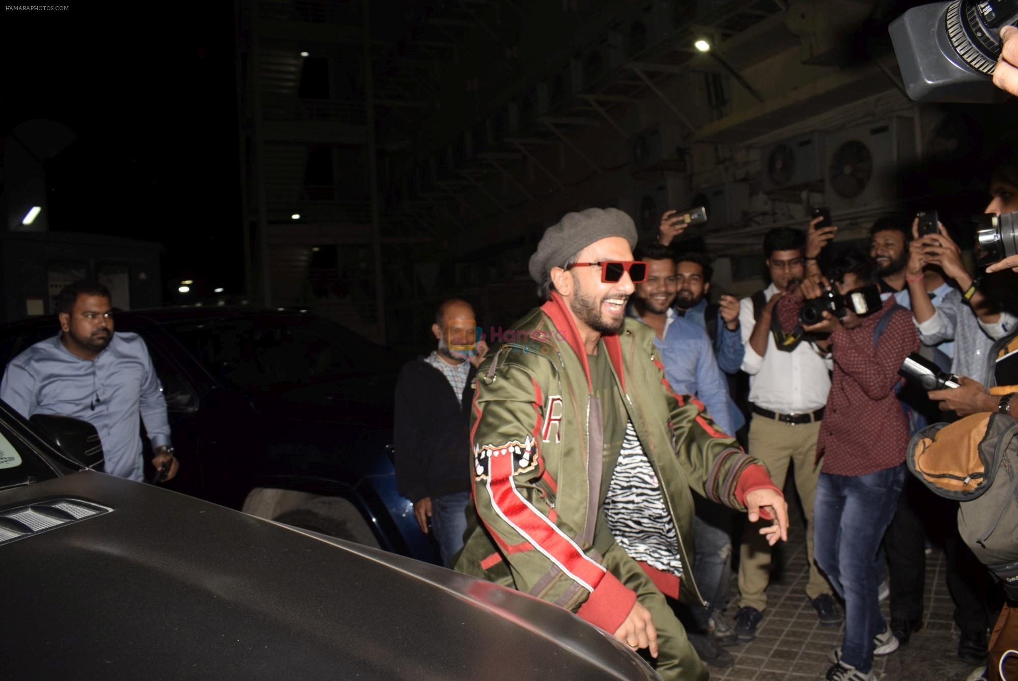 Ranveer Singh at the Screening Of Gullyboy in Pvr Juhu on 13th Feb 2019