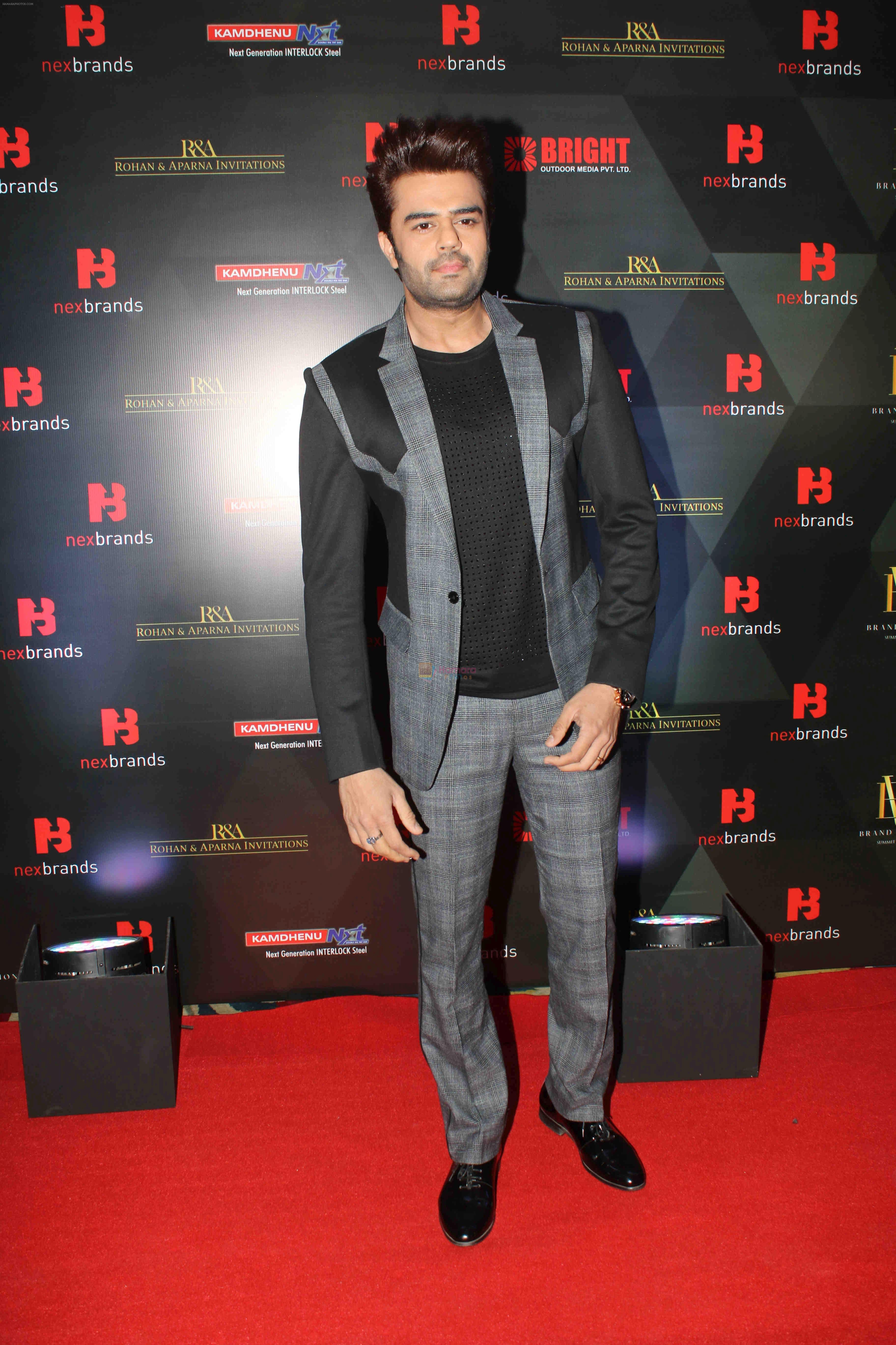 Manish Paul at the 4th Edition of Annual Brand Vision Awards 2019 on 13th Feb 2019