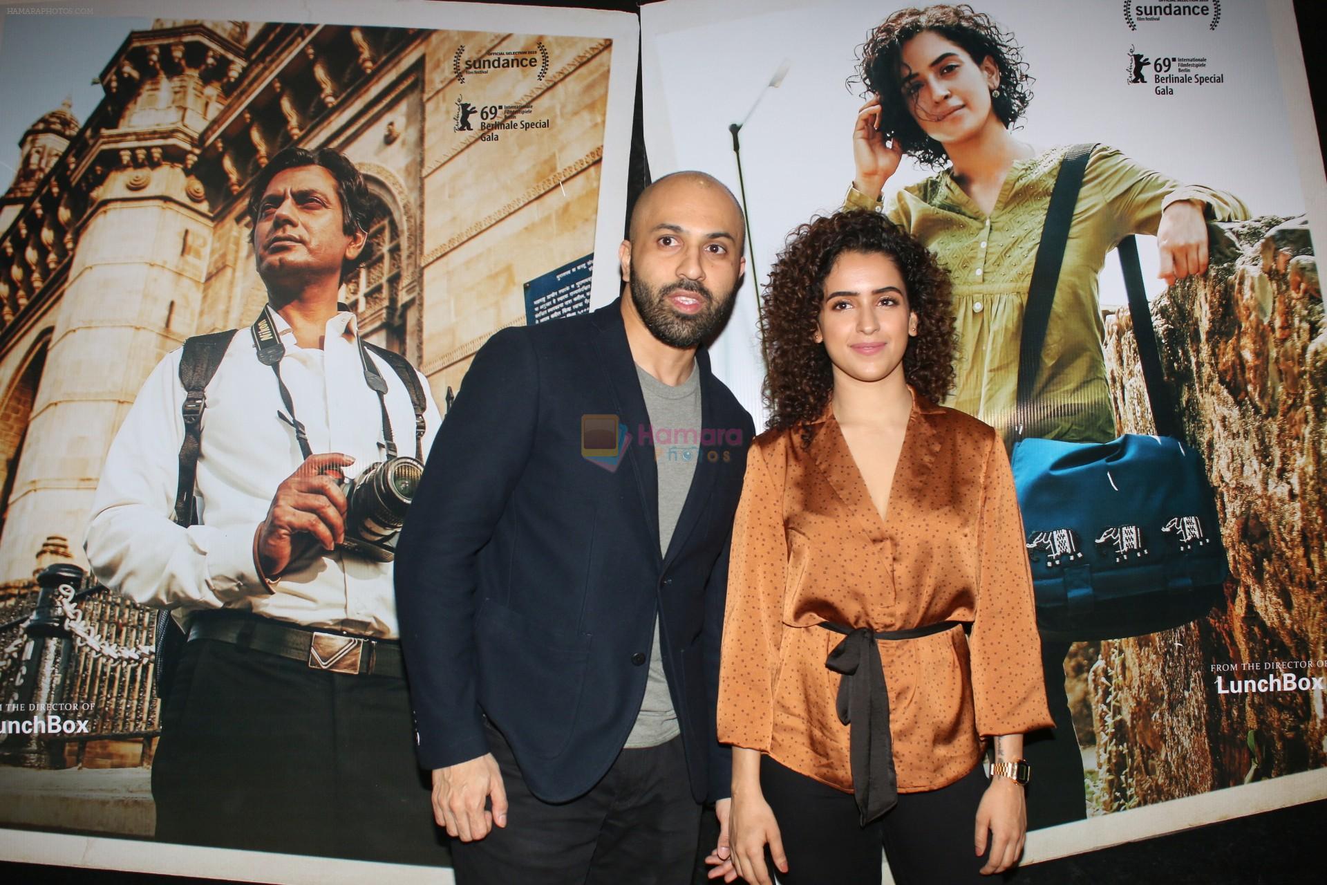 Sanya Malhotra & director Ritesh Batra at the trailer launch of their film Photograph at The View in andheri on 19th Feb 2019