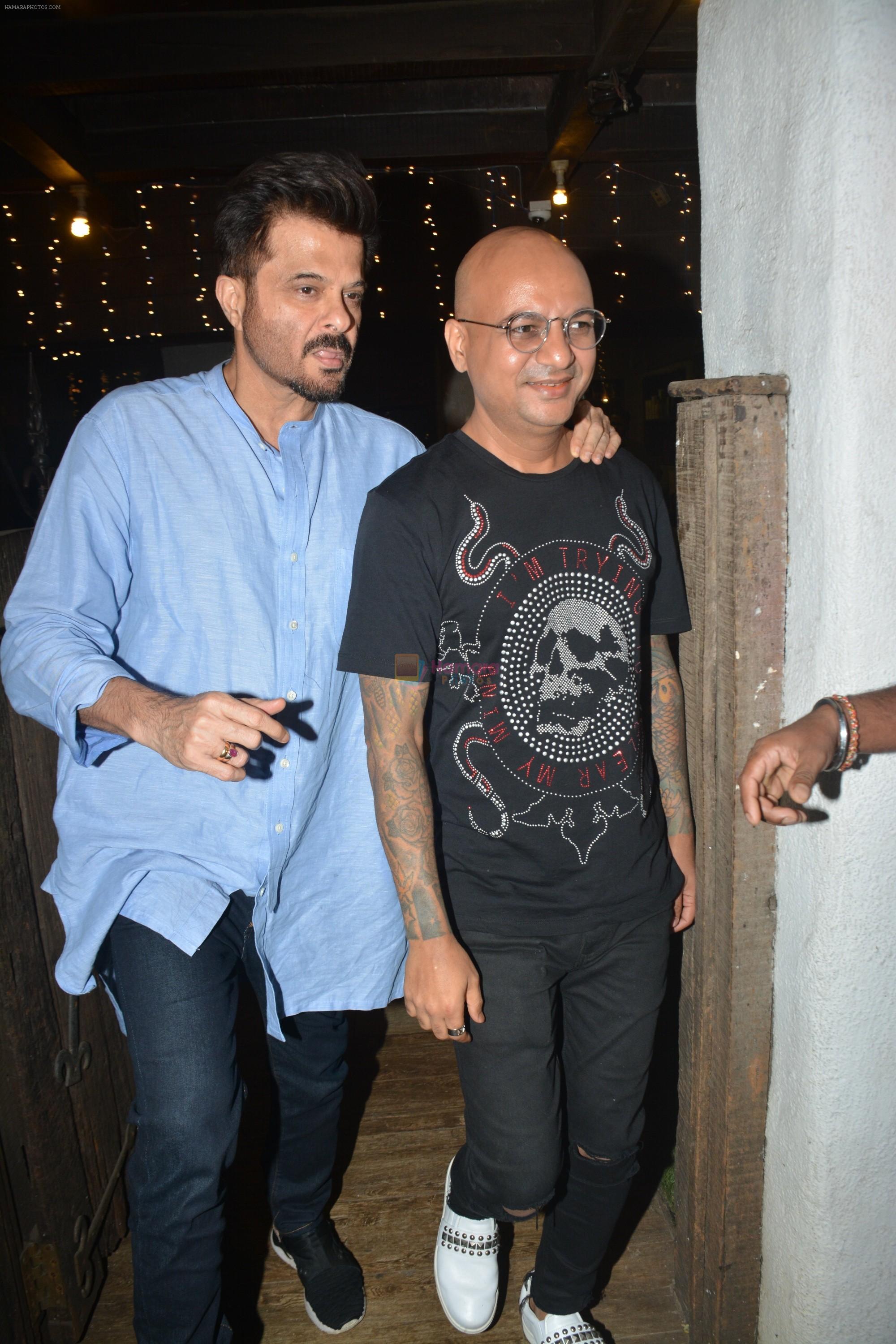 Anil Kapoor with Hakim Aalim at Hakim's salon in bandra on 21st Feb 2019 / Anil Kapoor - Bollywood Photos Anil Kapoor with Hakim Aalim at Hakim's salon in bandra on 21st Feb 2019 / Anil Kapoor - Bollywood Photos