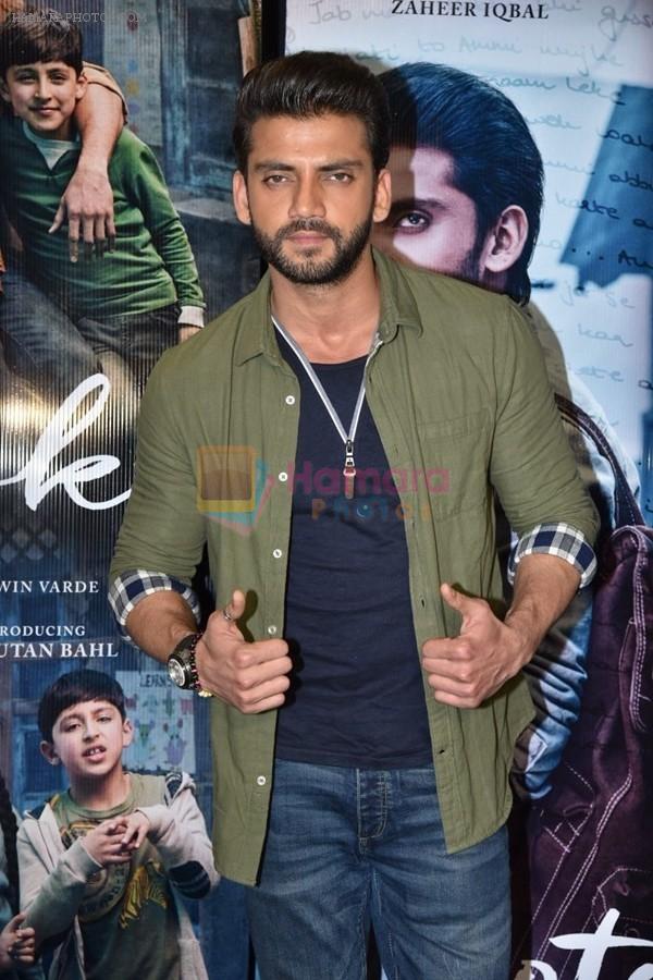 Zaheer Iqbal at trailer preview of Notebook on 21st Feb 2019