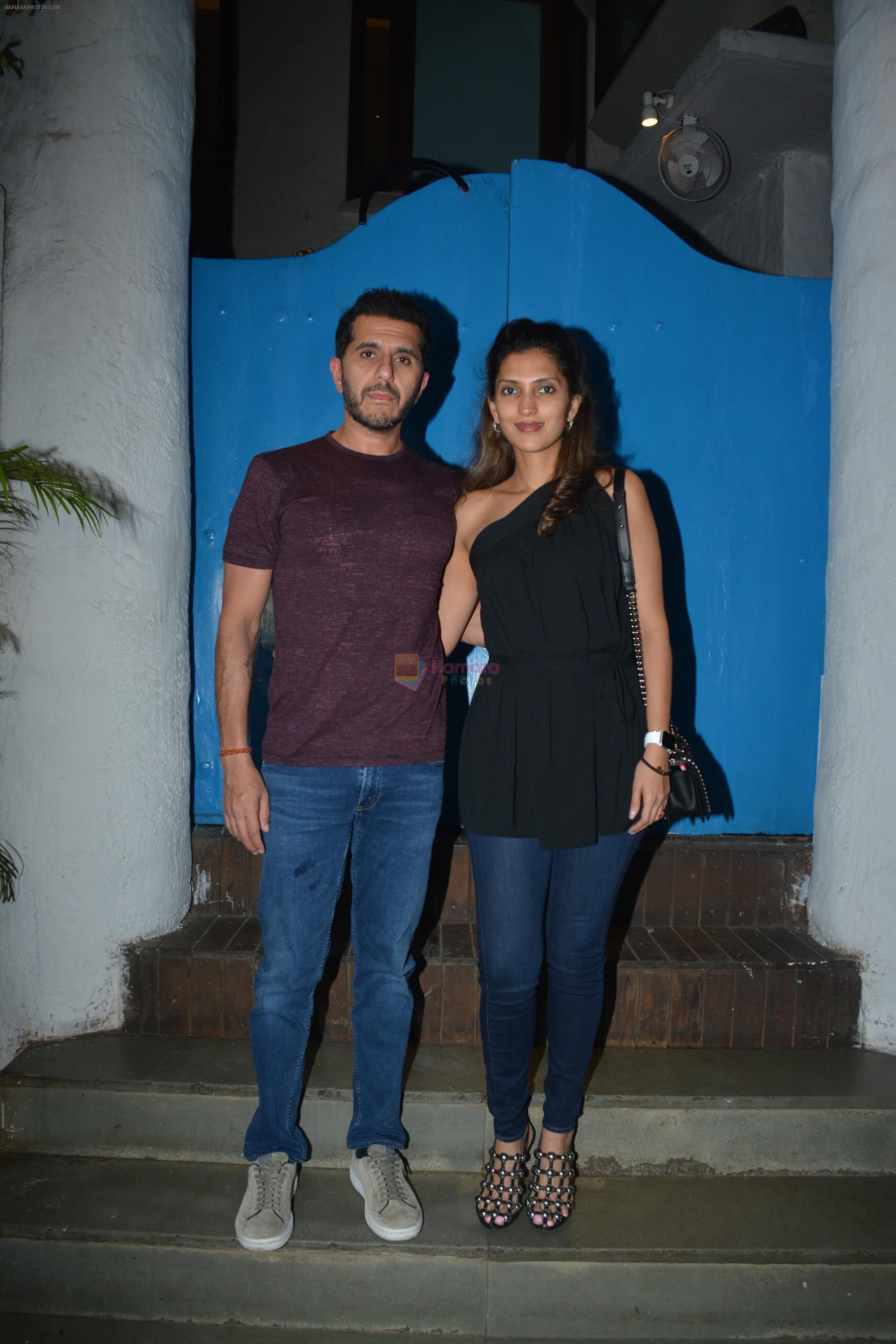 Ritesh Sidhwani & wife spotted in olive bandra on 26th Feb 2019