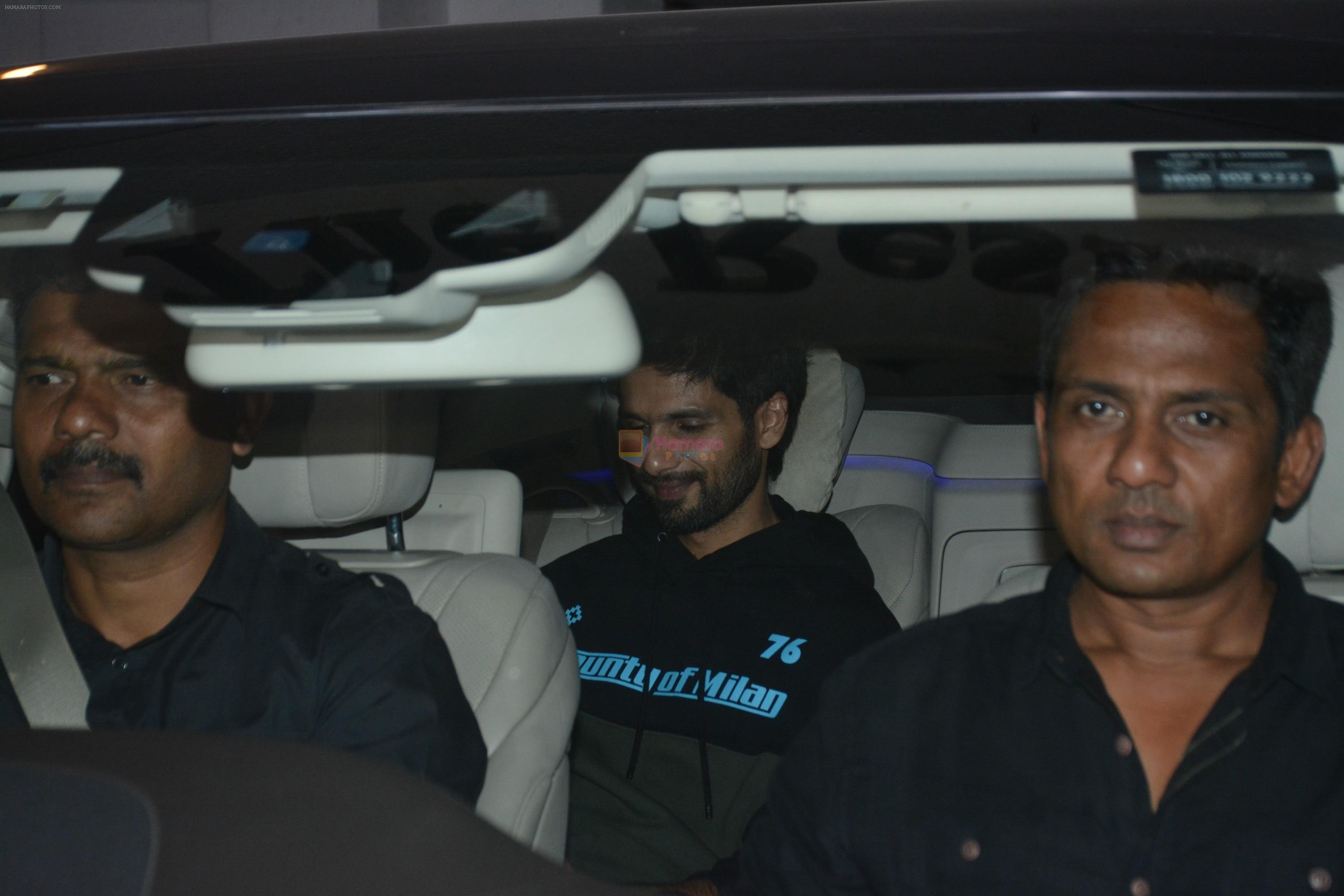 Shahid Kapoor spotted at bandra on 27th Feb 2019