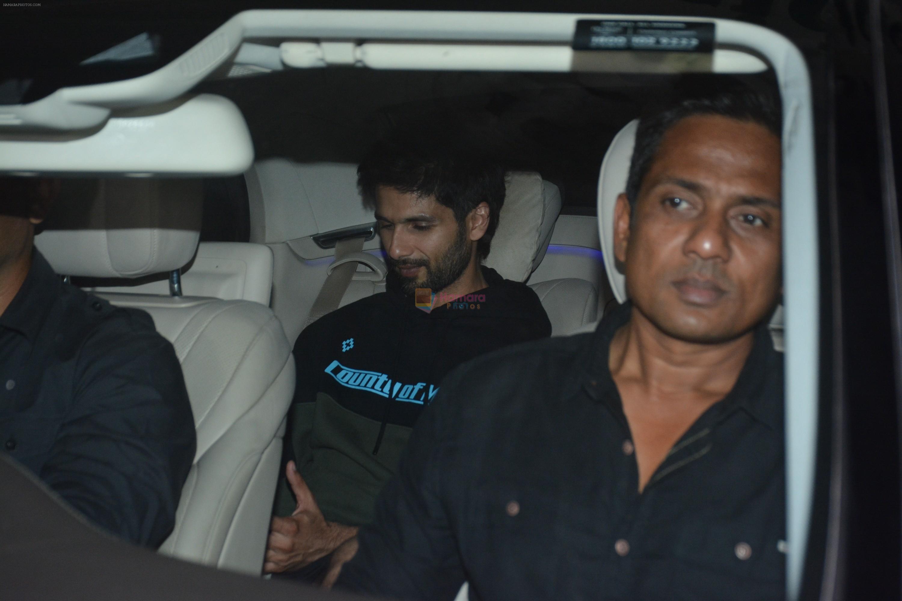 Shahid Kapoor spotted at bandra on 27th Feb 2019