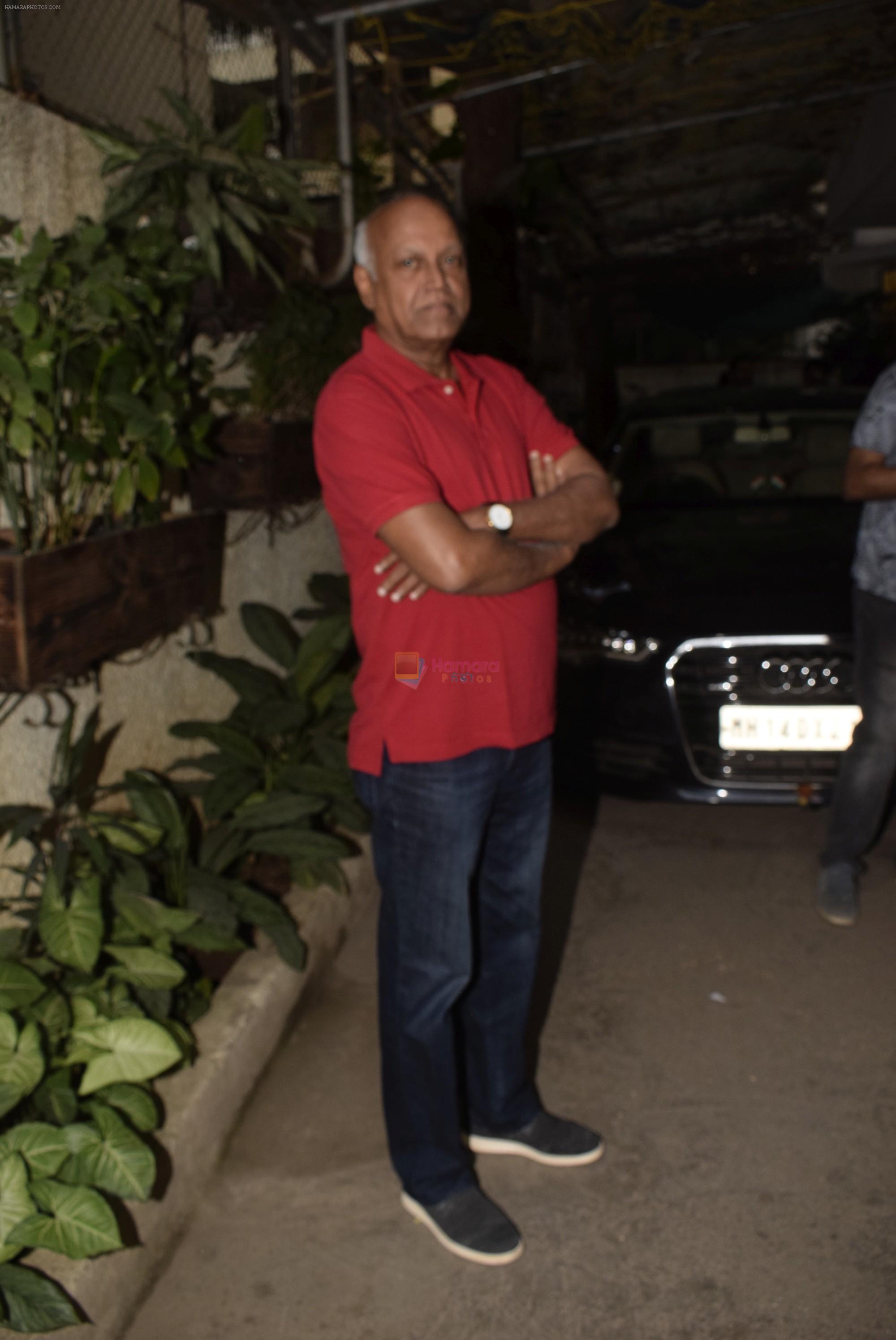 Manmohan Shetty at the Screening of marathi film Ashi hi Aashiqui at sunny sound juhu on 27th Feb 2019