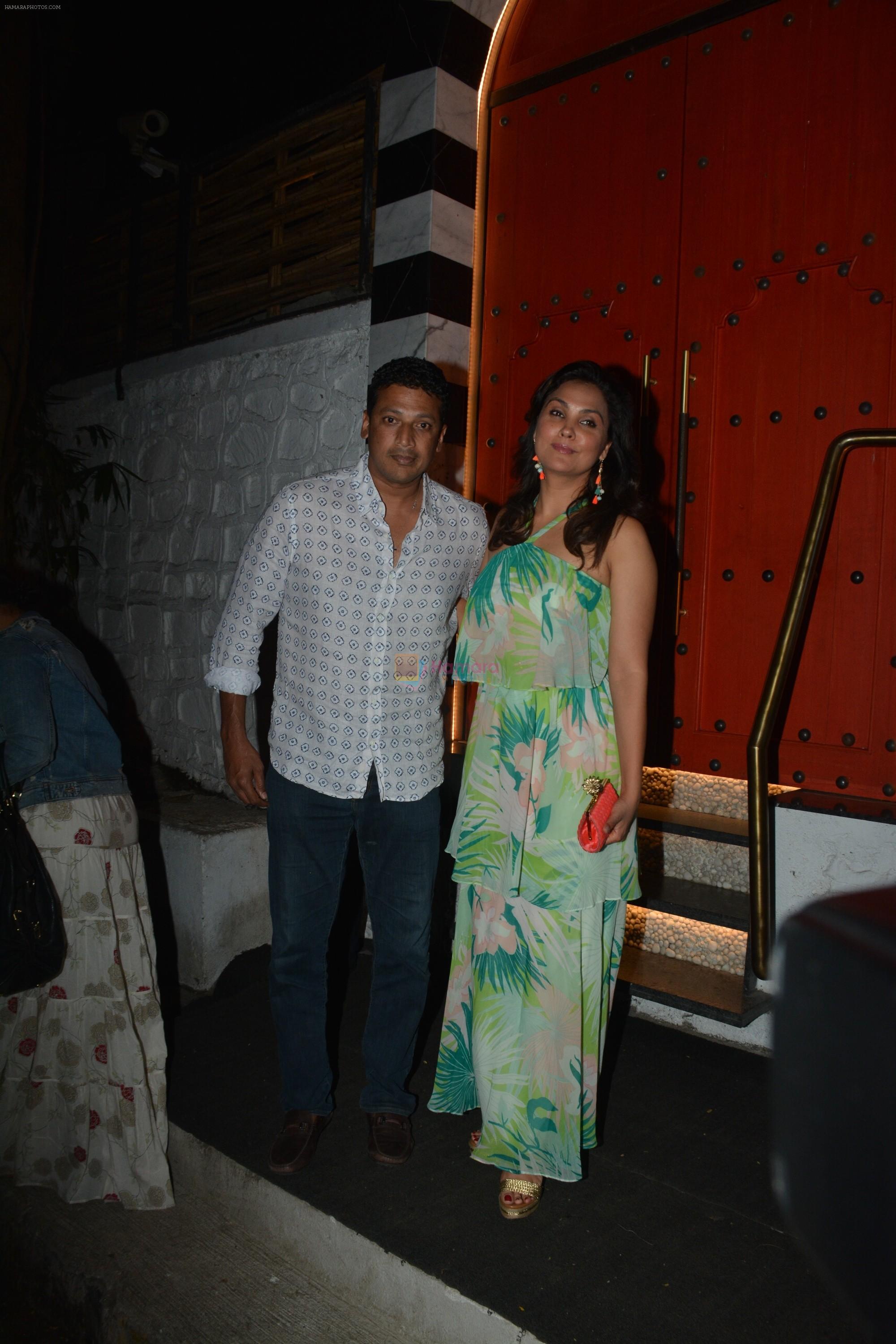 Lara Dutta and Mahesh Bhupati spotted at Sancho's Bandra on 5th March 2019