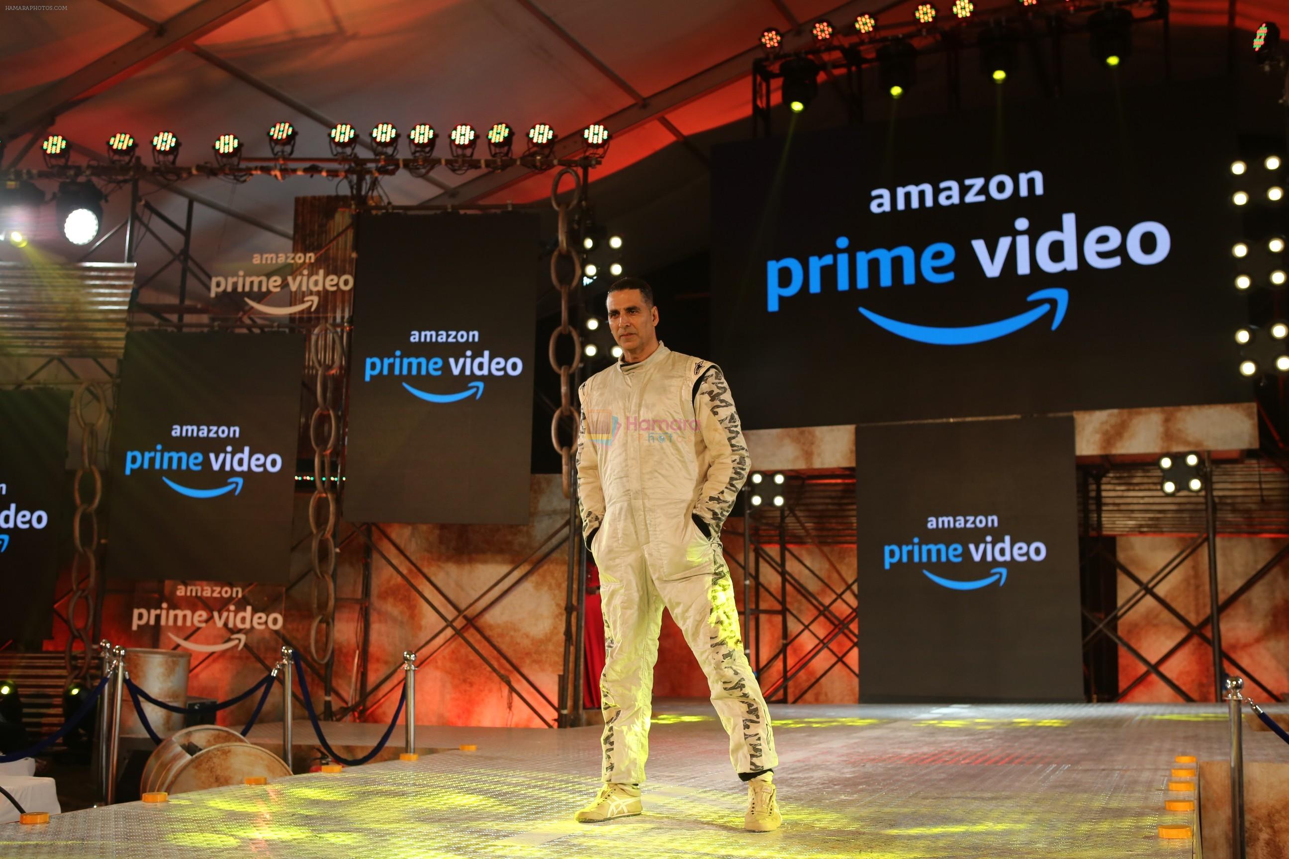 Akshay Kumar makes his digital debut with Amazon Prime Video at mahalxmi racecourse on 6th March 2019