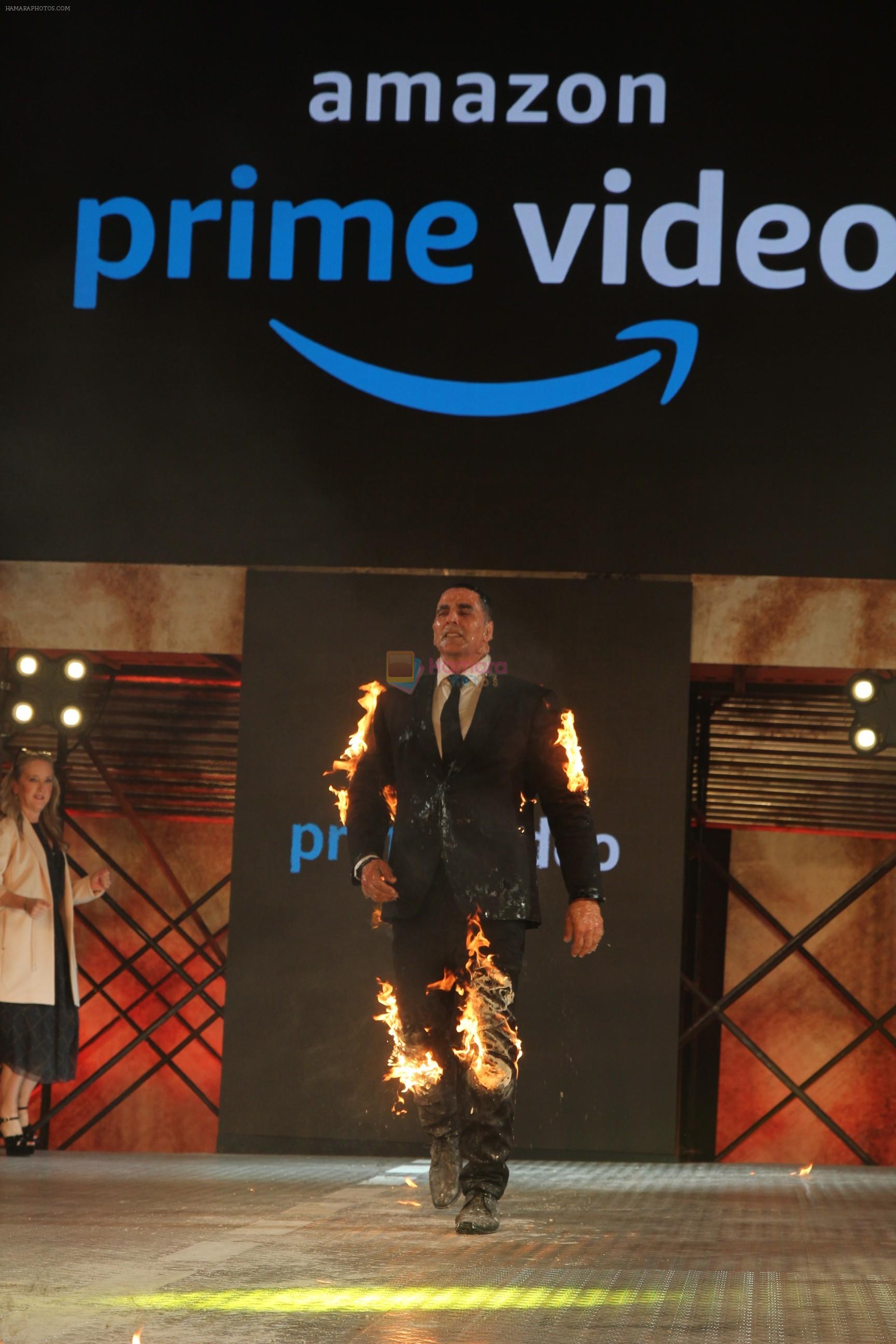Akshay Kumar makes his digital debut with Amazon Prime Video at mahalxmi racecourse on 6th March 2019