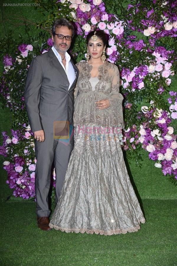 Raveena Tandon at Akash Ambani & Shloka Mehta wedding in Jio World Centre bkc on 10th March 2019