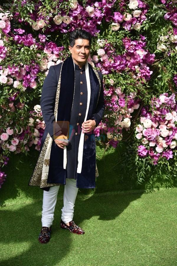 Manish Malhotra at Akash Ambani & Shloka Mehta wedding in Jio World Centre bkc on 10th March 2019