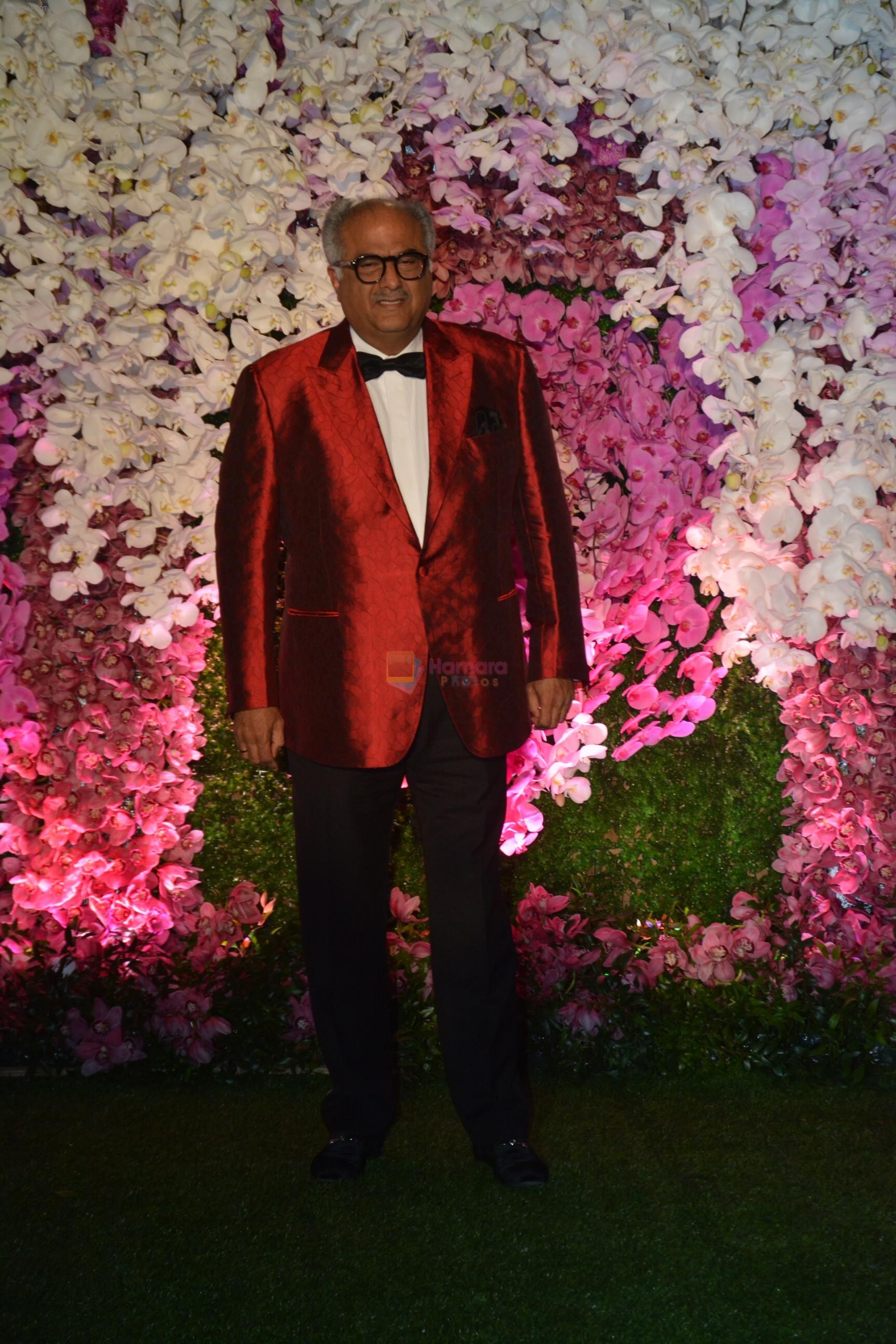 Boney Kapoor at Akash Ambani & Shloka Mehta wedding in Jio World Centre bkc on 10th March 2019