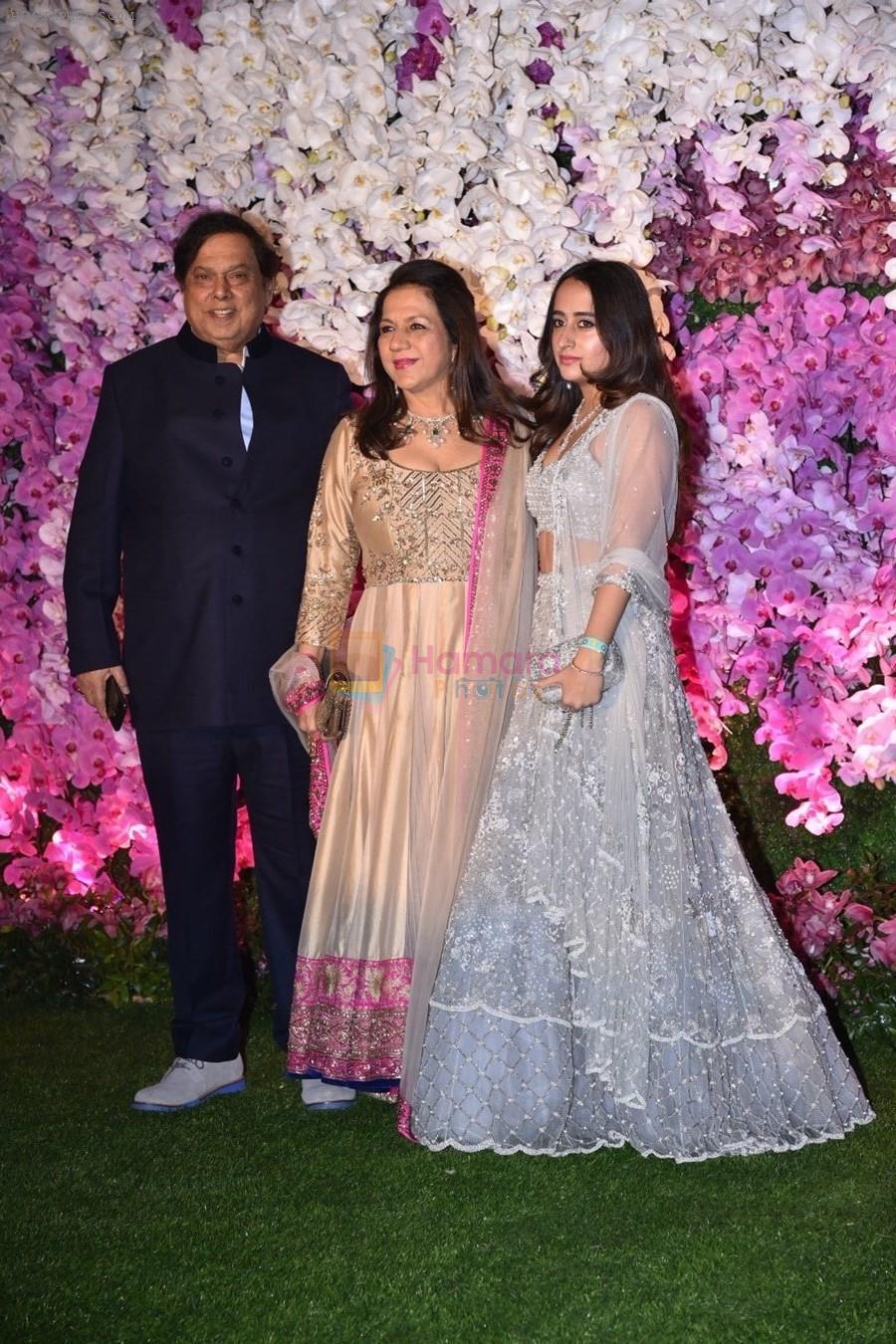 David Dhawan at Akash Ambani & Shloka Mehta wedding in Jio World Centre bkc on 10th March 2019