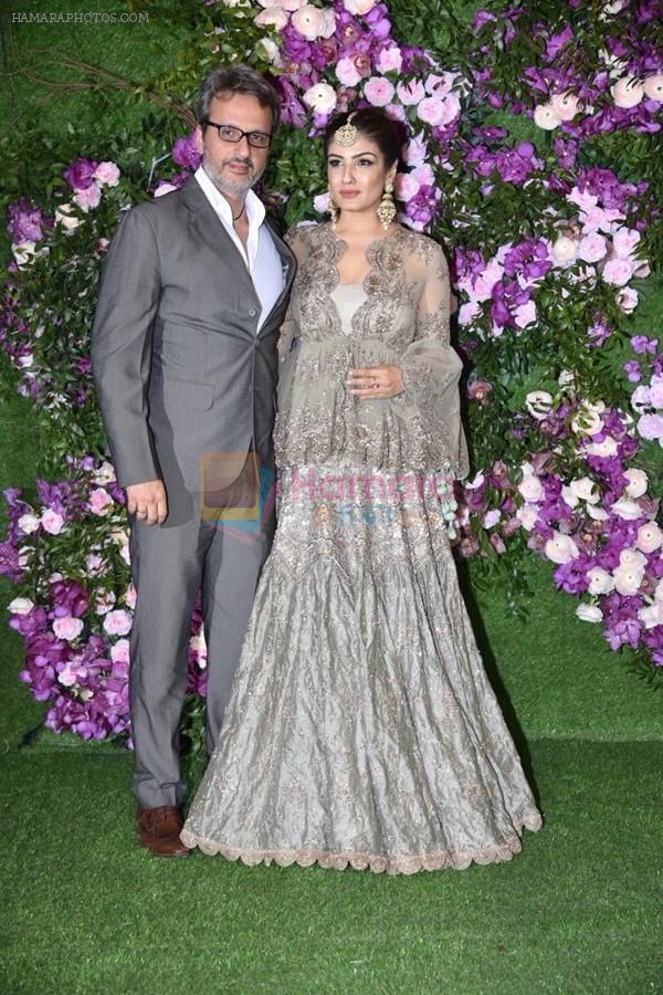 Raveena Tandon at Akash Ambani & Shloka Mehta wedding in Jio World Centre bkc on 10th March 2019