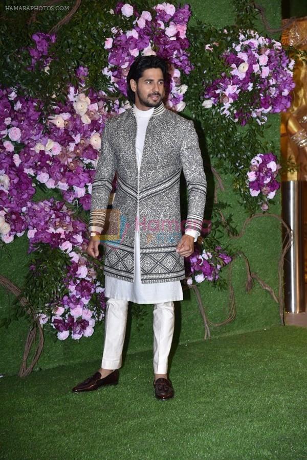 Sidharth Malhotra at Akash Ambani & Shloka Mehta wedding in Jio World Centre bkc on 10th March 2019