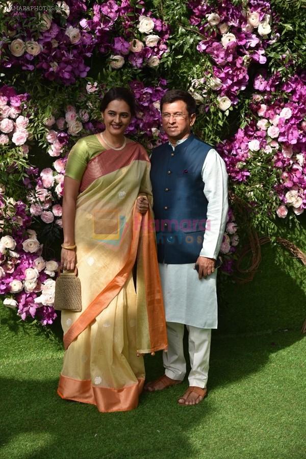 Sachin Tendulkar at Akash Ambani & Shloka Mehta wedding in Jio World Centre bkc on 10th March 2019