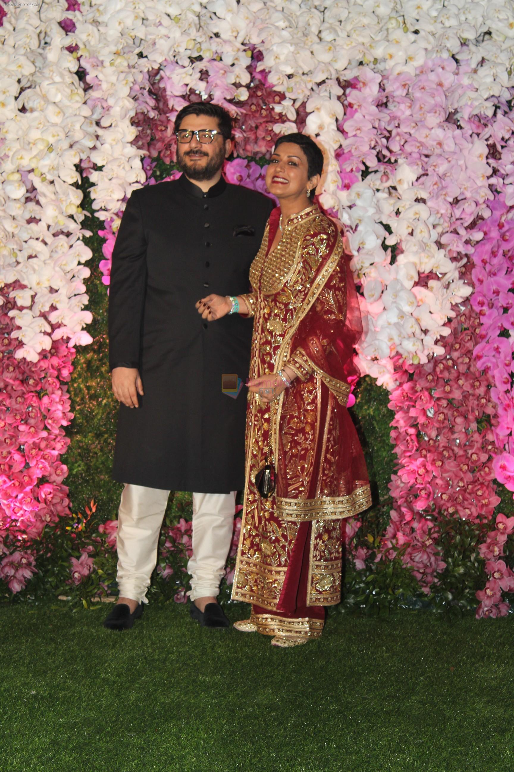 Sonali Bendre at Akash Ambani & Shloka Mehta wedding in Jio World Centre bkc on 10th March 2019