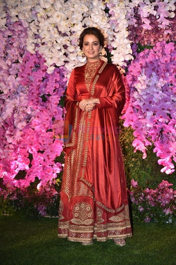 Dia Mirza at Akash Ambani & Shloka Mehta wedding in Jio World Centre bkc on 10th March 2019