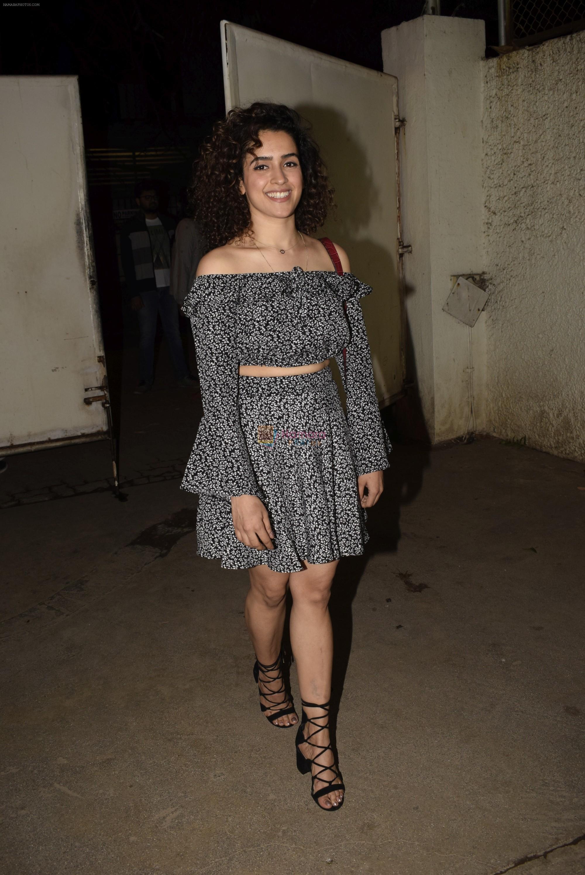 Sanya Malhotra at the Screening of film Photograph in sunny sound juhu on 11th March 2019