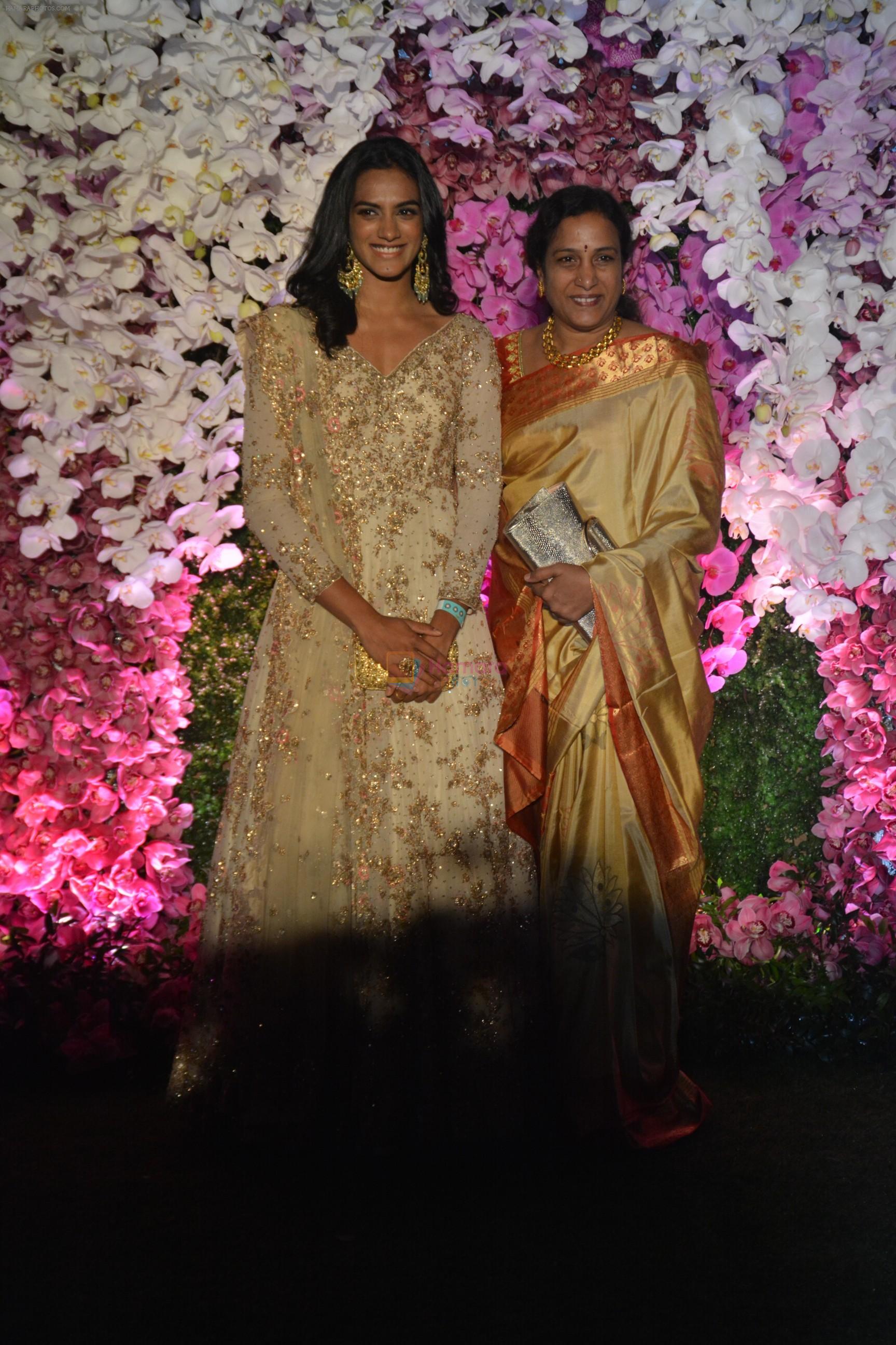 PV Sindhu at Akash Ambani & Shloka Mehta wedding in Jio World Centre bkc on 10th March 2019