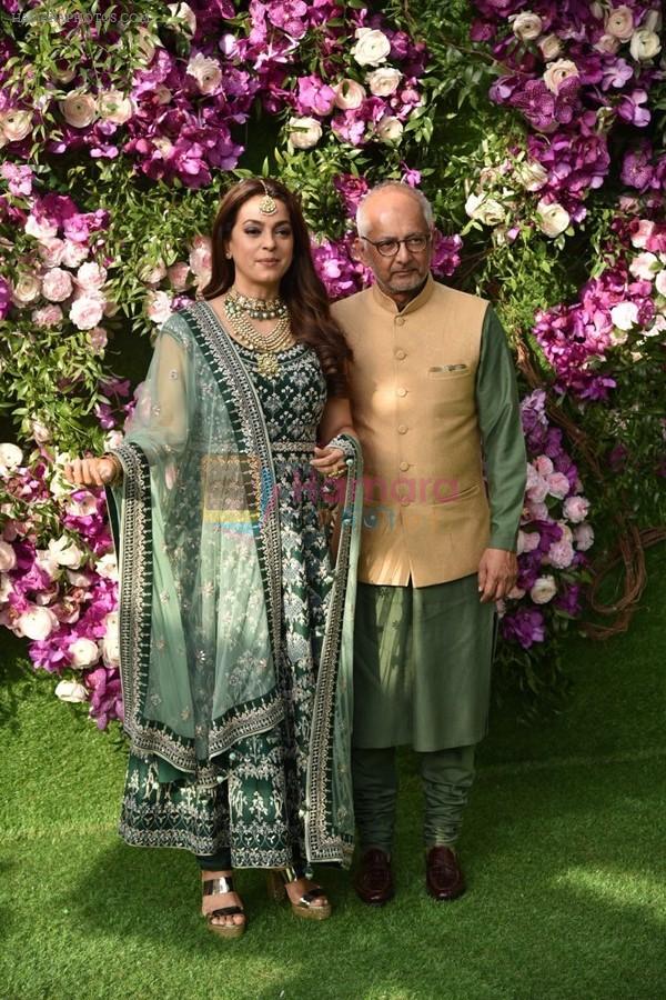 Juhi Chawla at Akash Ambani & Shloka Mehta wedding in Jio World Centre bkc on 10th March 2019