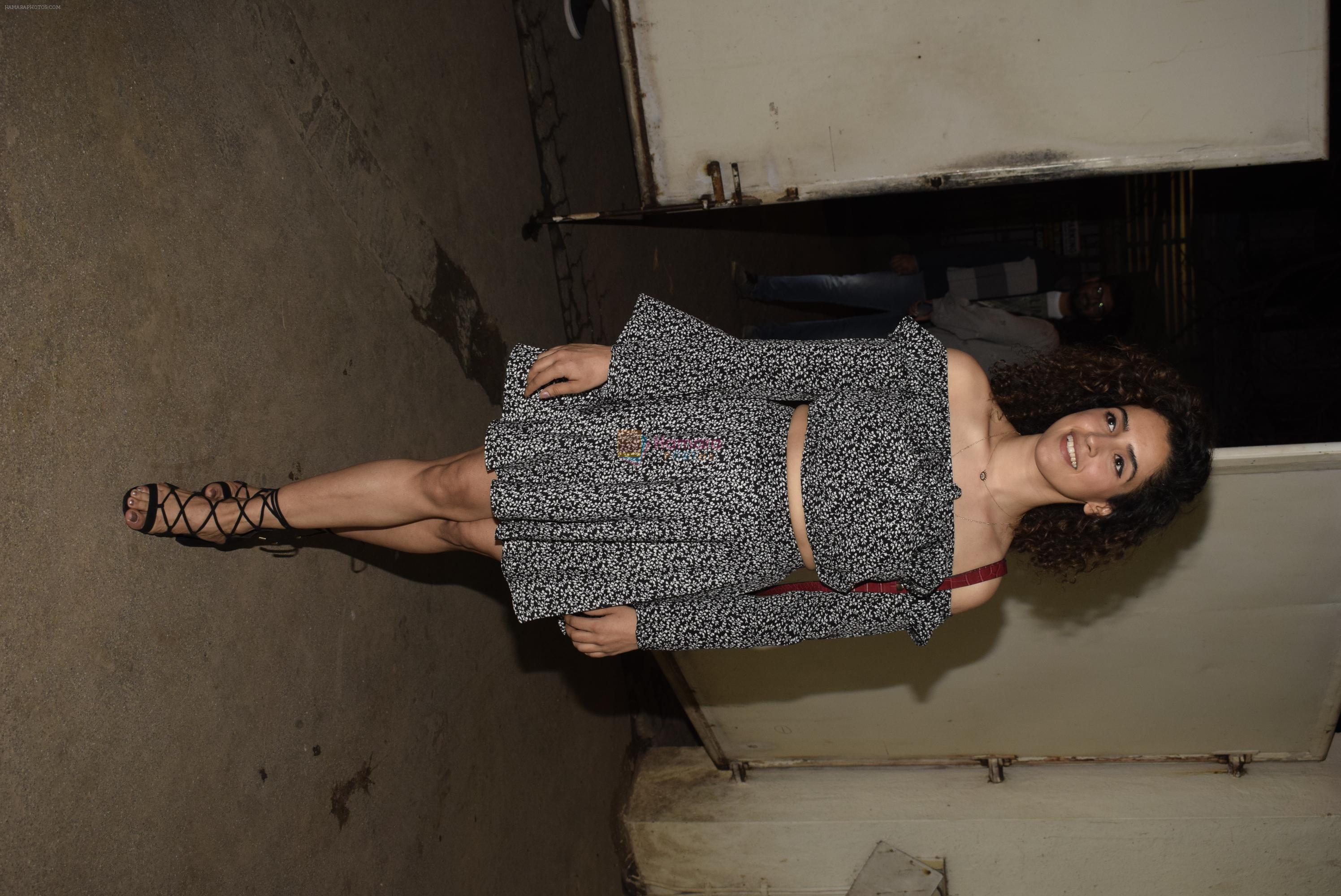 Sanya Malhotra at the Screening of film Photograph in sunny sound juhu on 11th March 2019